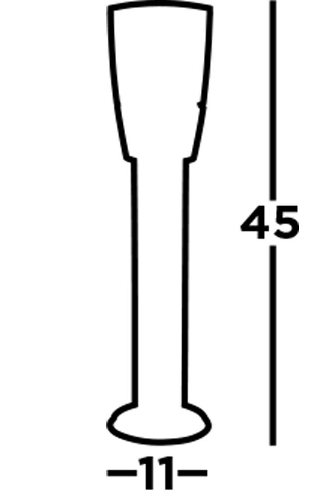 Stehleuchte außen IP44 E27 45 cm Anthrazit Weiß
