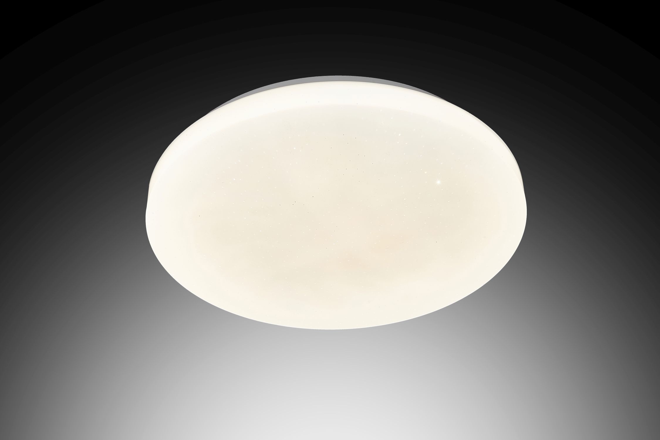 Plafonnier LED Blanc Ø 26 cm rond Ciel étoilé 4000 K