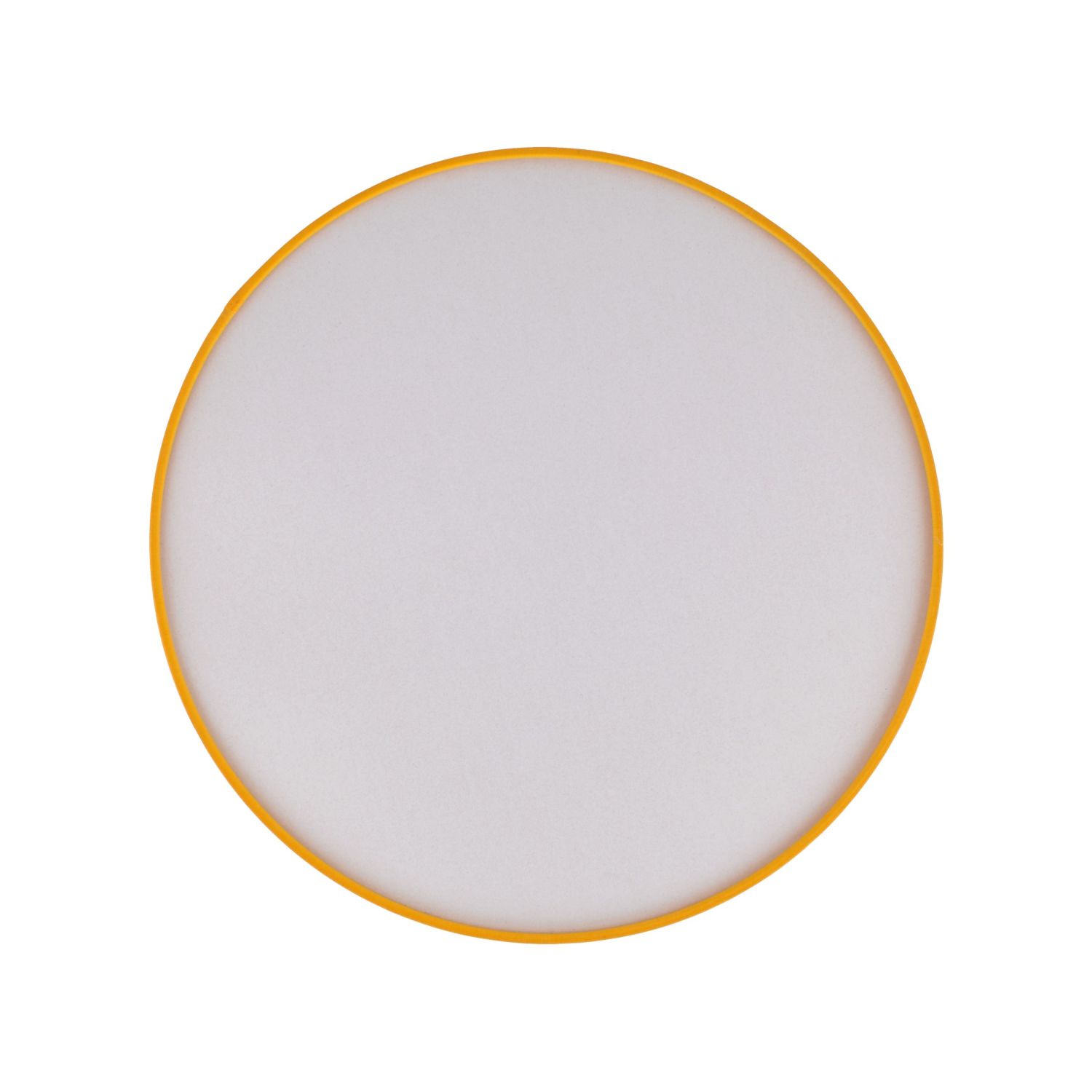 Lampe de plafond chambre d'enfant jaune ronde Ø 38 cm tissu 4x E27