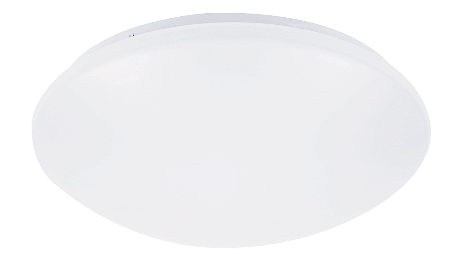 Moderne LED Deckenleuchte Weiß IP44 18W Bad ANAGAL
