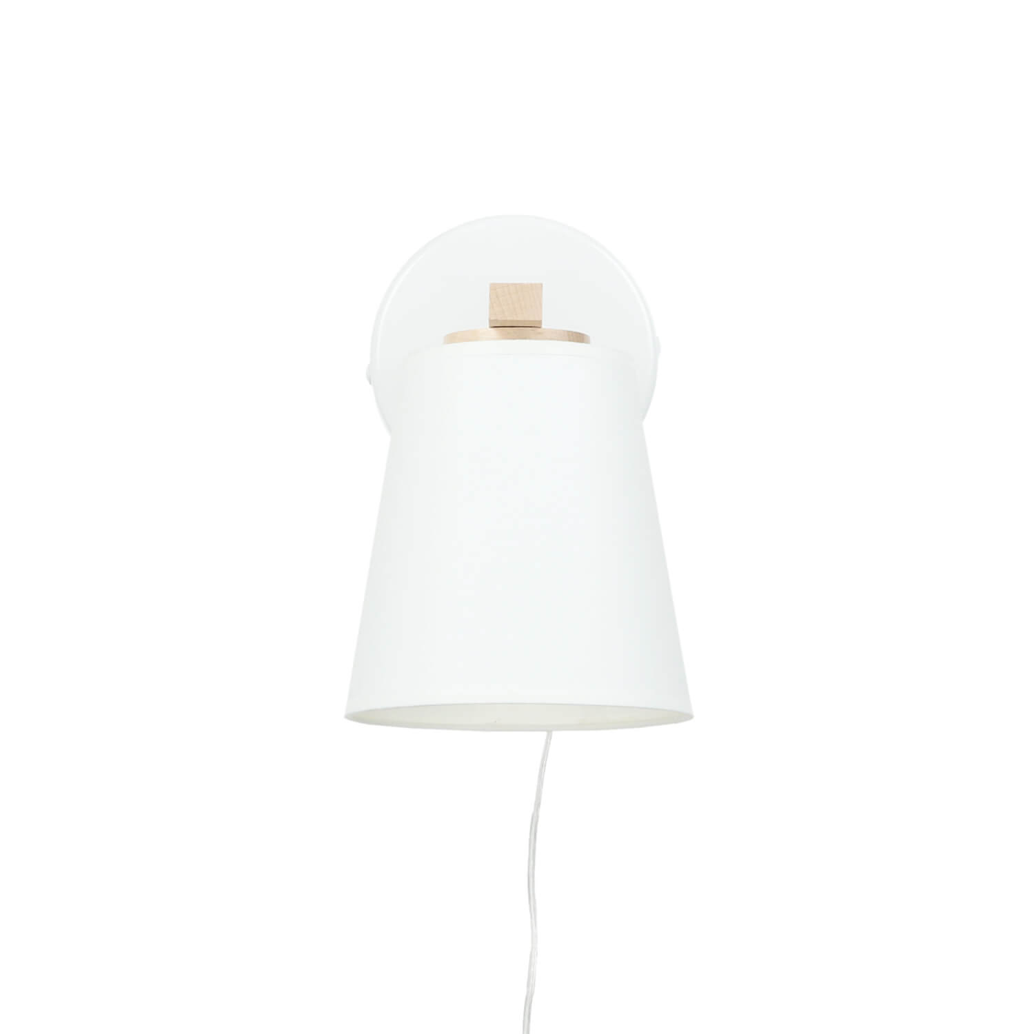 Wandlampe mit Kabel Schalter Skandinavisch Weiß