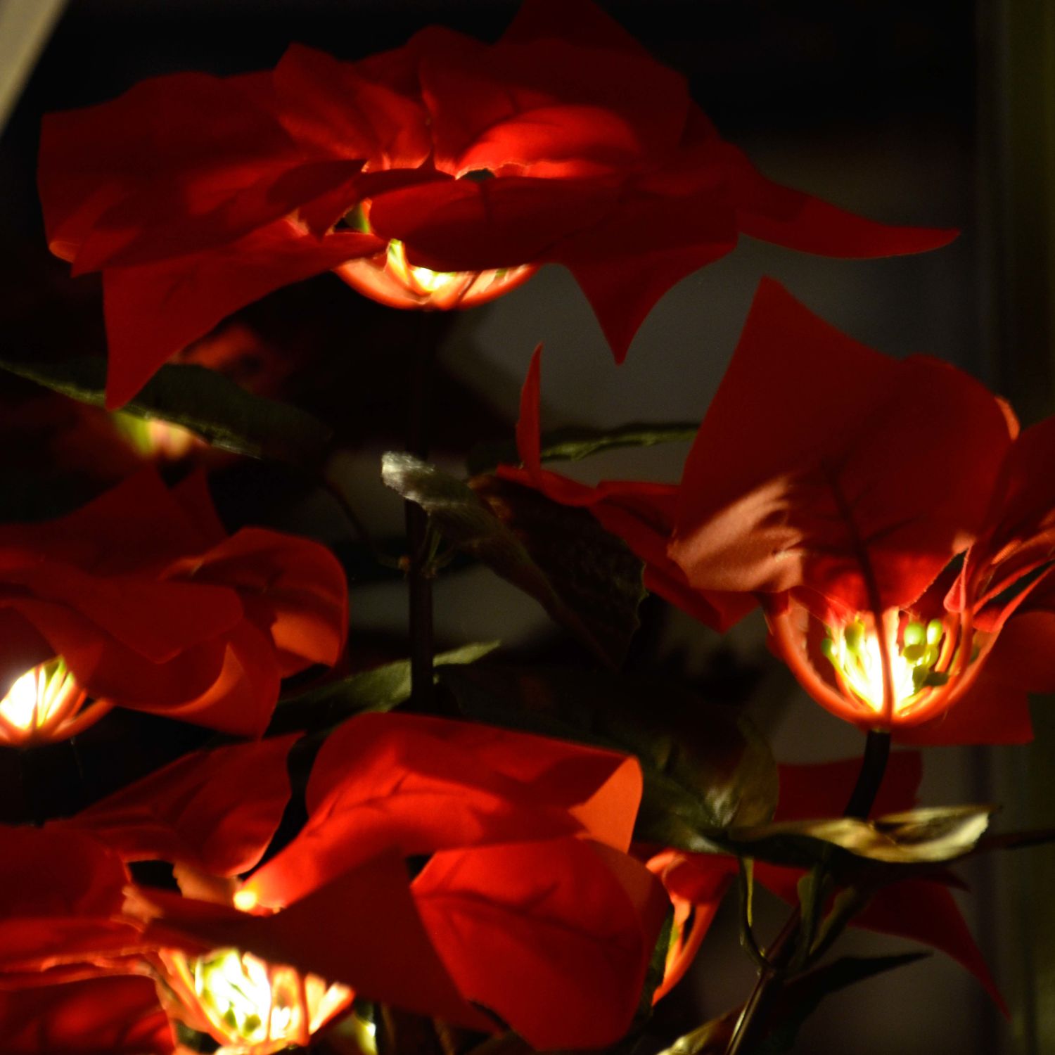 LED Deko Lampe Blume bunt fröhlich