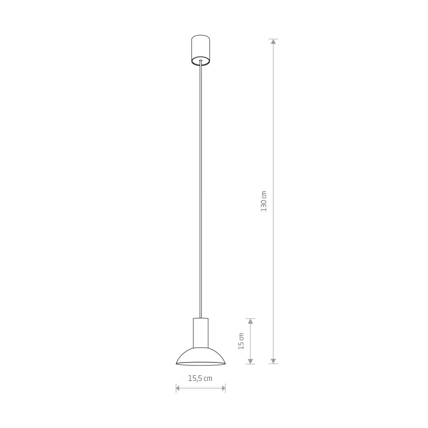 Pendelleuchte Schwarz GU10 Ø 15,5 cm Metall verstellbar