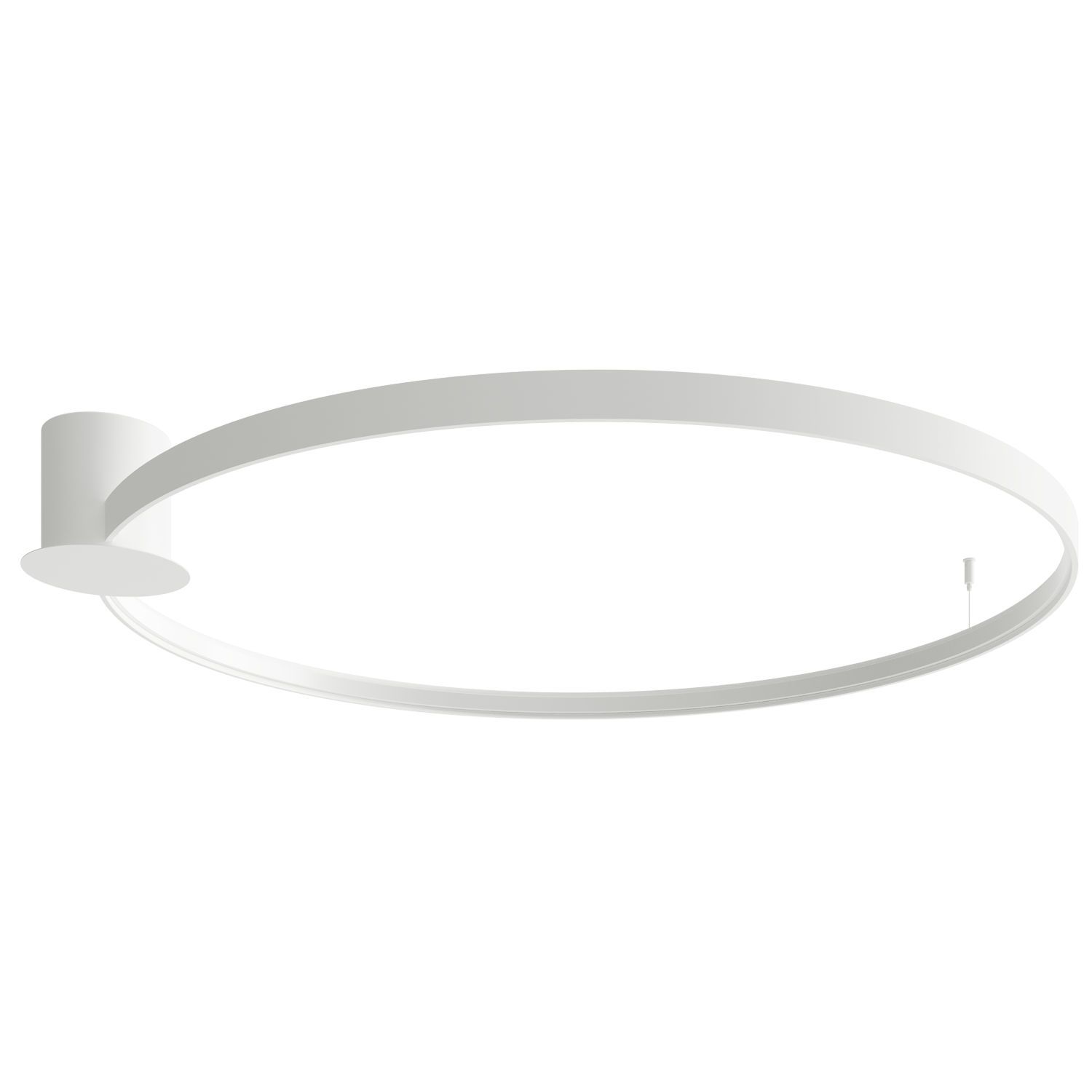 Plafonnier rond LED Ø 118 cm 3000 K Blanc Anneau Métal