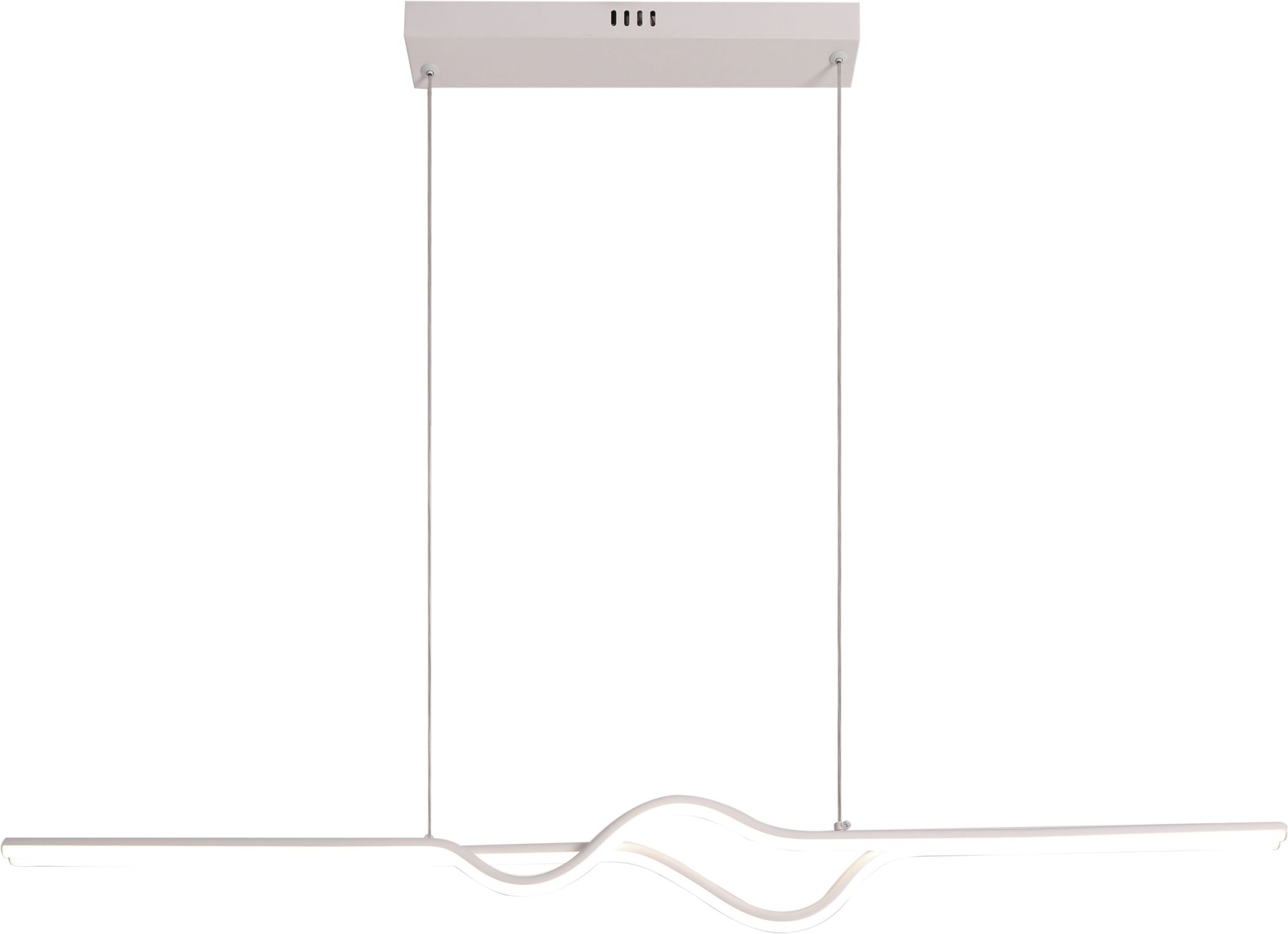 LED Hängeleuchte Esstisch Weiß 97 cm lang 4000 K hell Modern