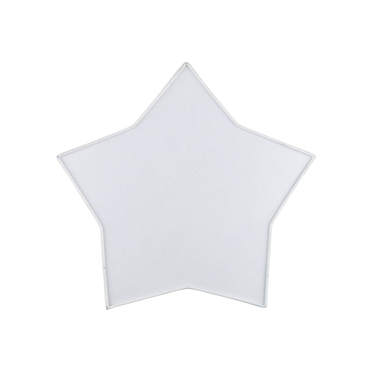 Lampe de chambre d'enfant Blanc Étoile L : 45 cm Tissu Blanc 2x E27 Plafond