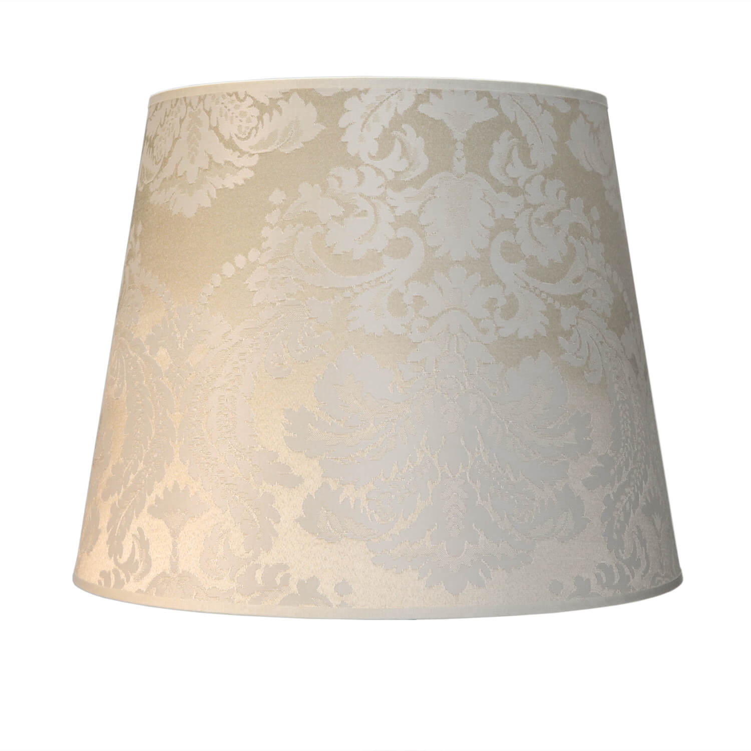 Stoff Lampenschirm Creme Weiß Stehlampe groß E27