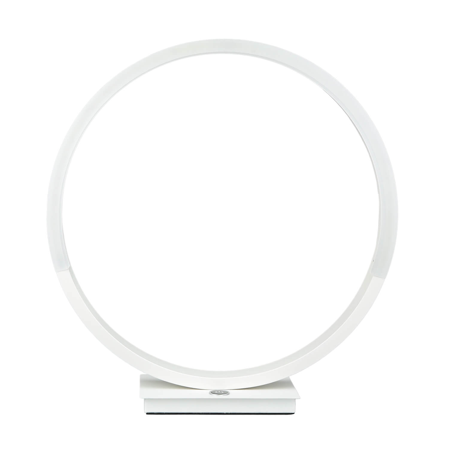 LED Tischleuchte Touch Dimmer Ring Weiß Schminklicht