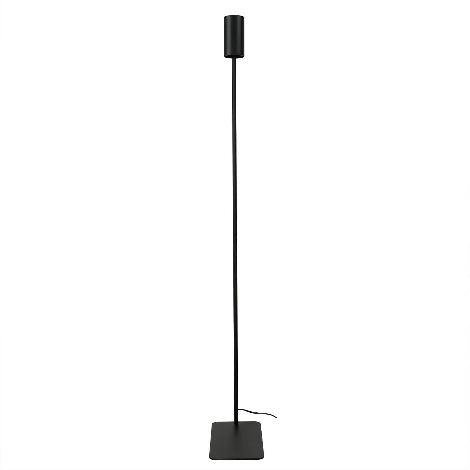 Lampadaire réglable salon noir métal 124cm