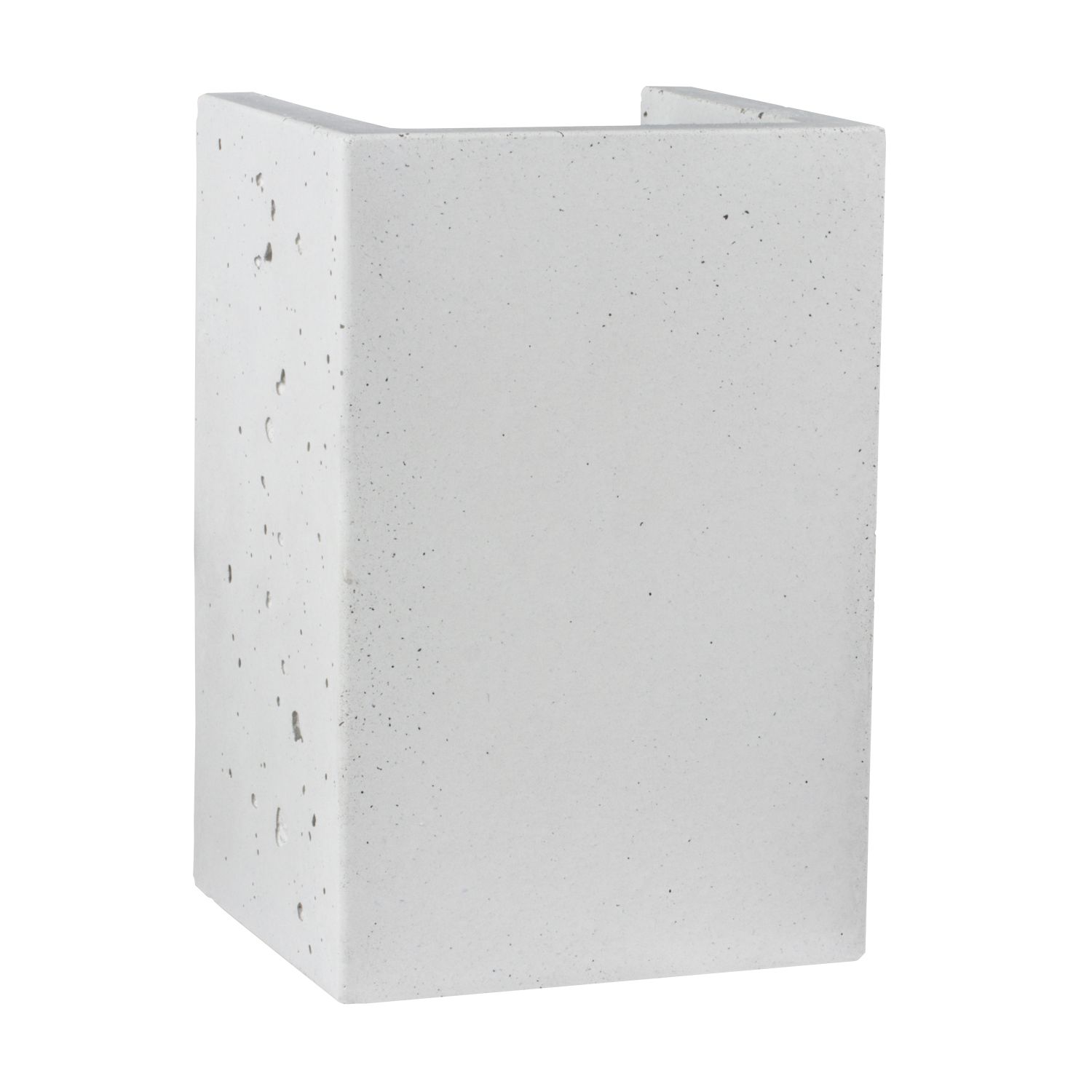Wandlampe Weiß Beton kompakt GU10 Modernes Design