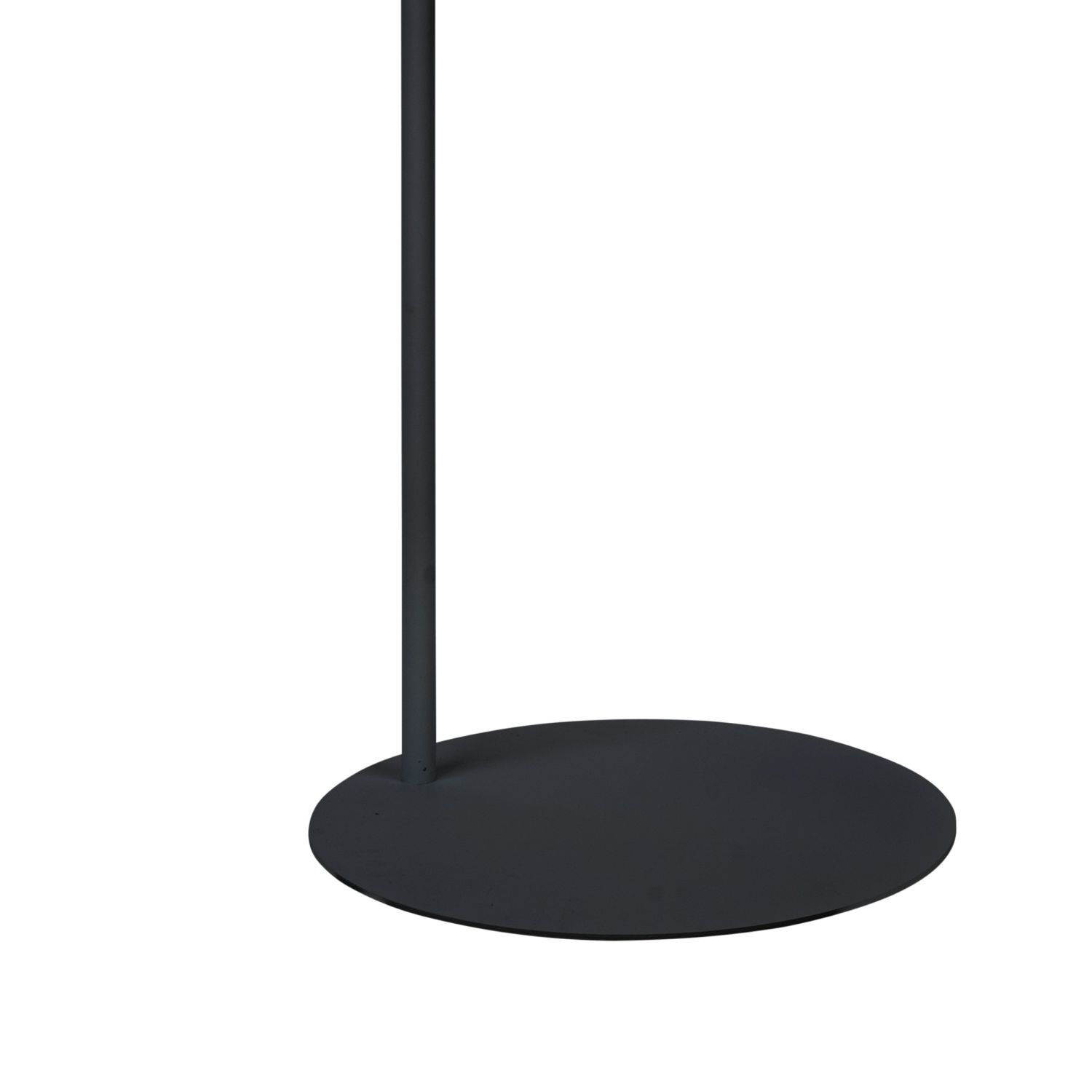 Stehlampe klein 140 cm verstellbarer Schirm Schwarz