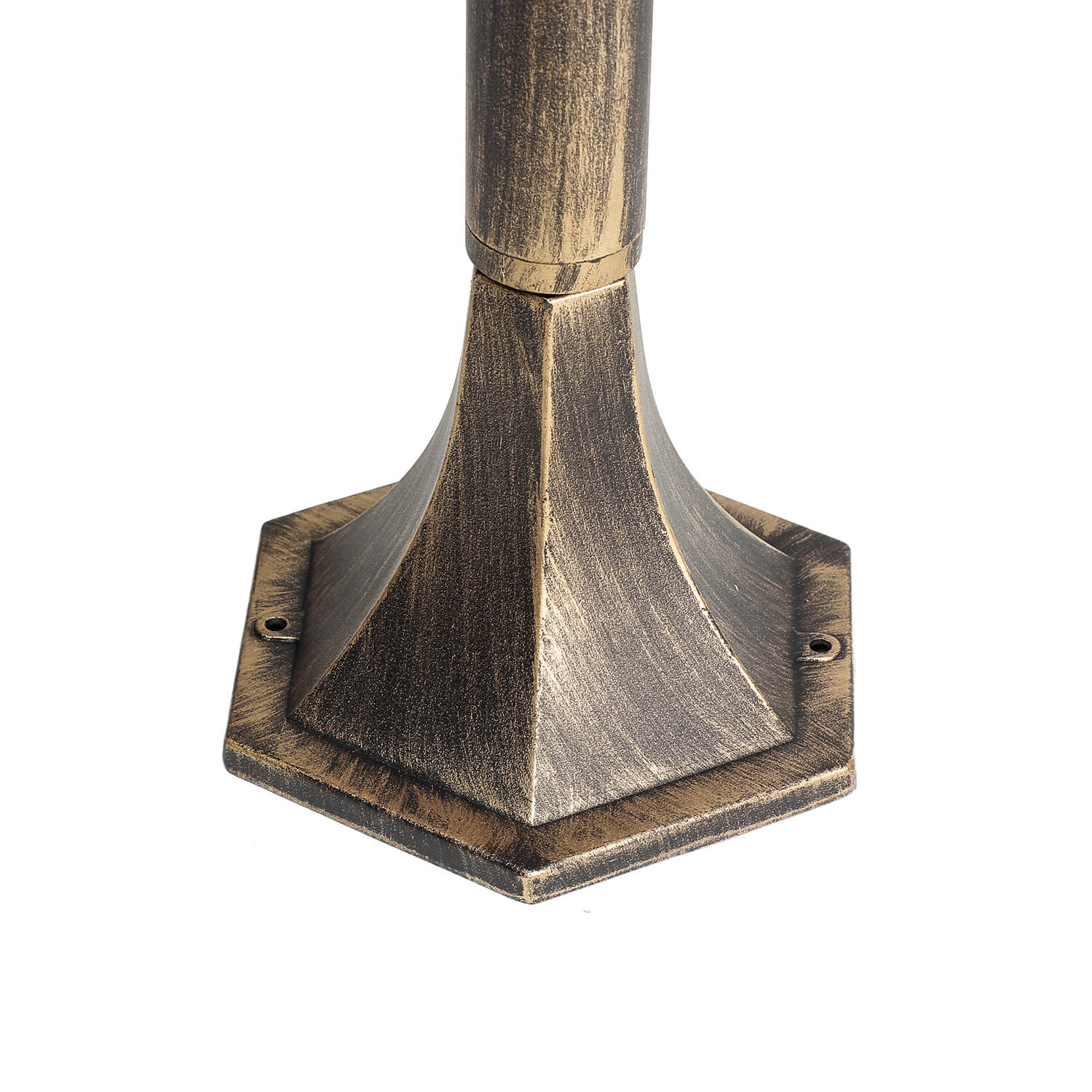 Lampe d'allée Détecteur de mouvement Noir Cuivre Rustique