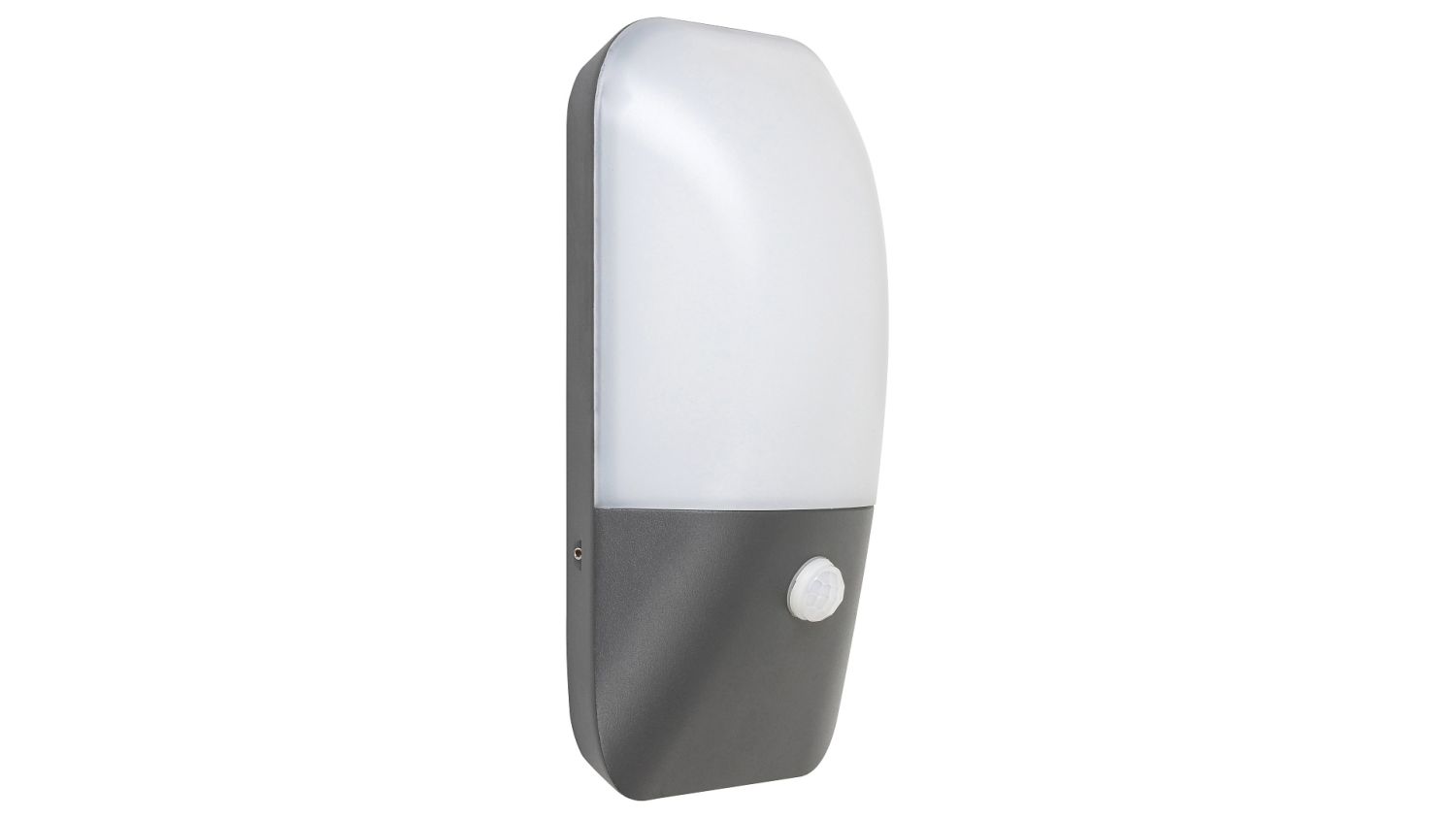 LED Außenwandlampe mit Sensor Metall IP54 blendarm