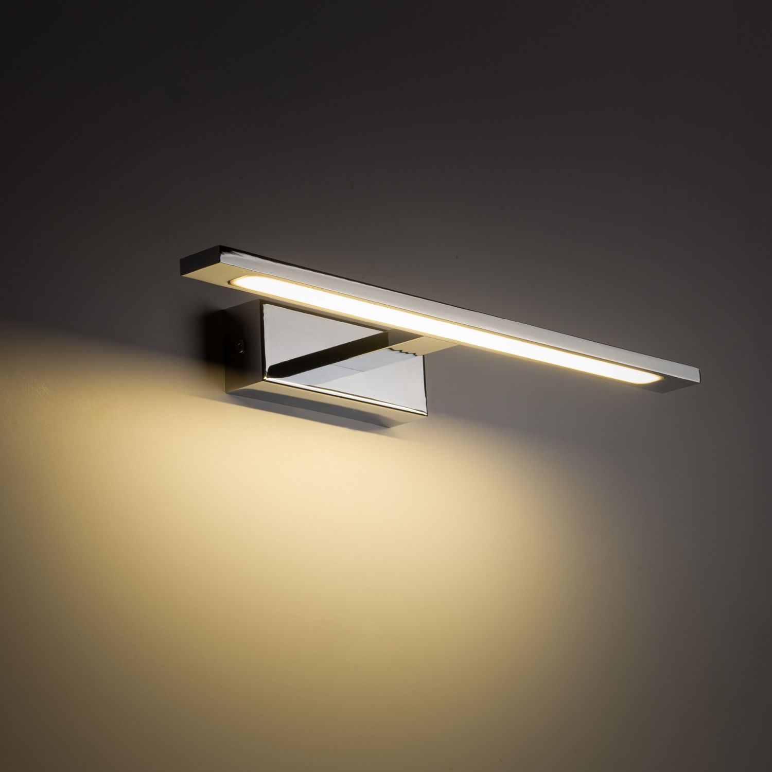 Applique LED métal 4000 K 41,5 cm long chrome SEAN