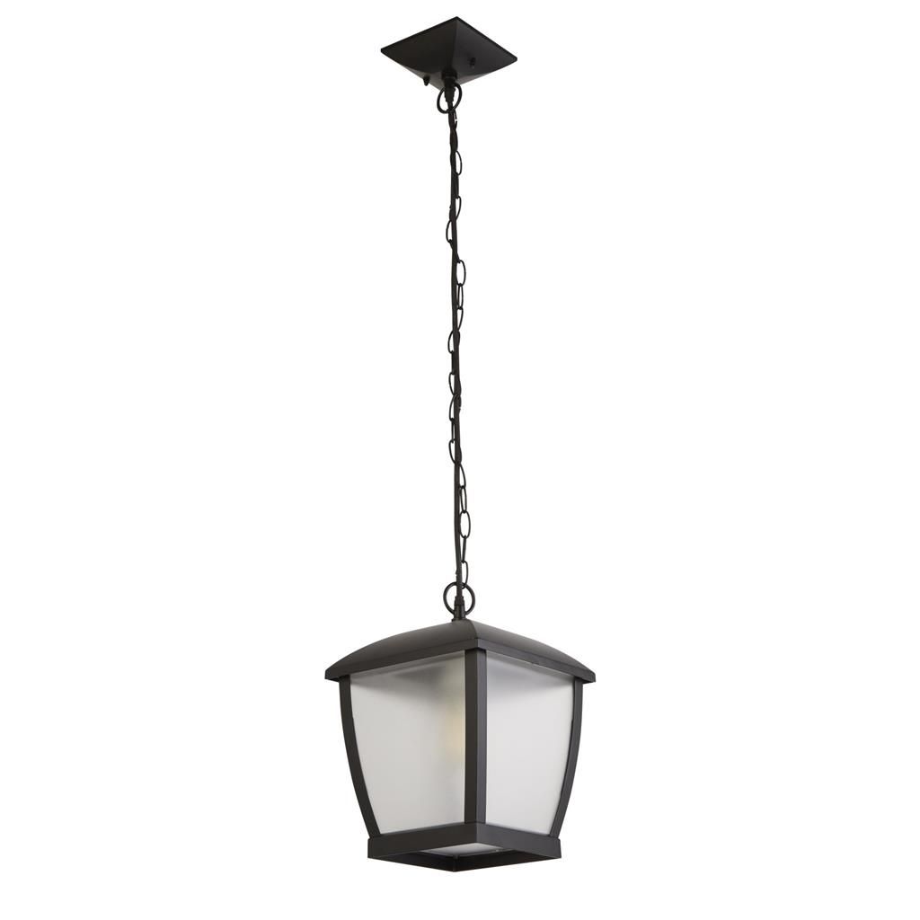 Lampe d'extérieur IP44 E27 H : max. 113 cm réglable Noir