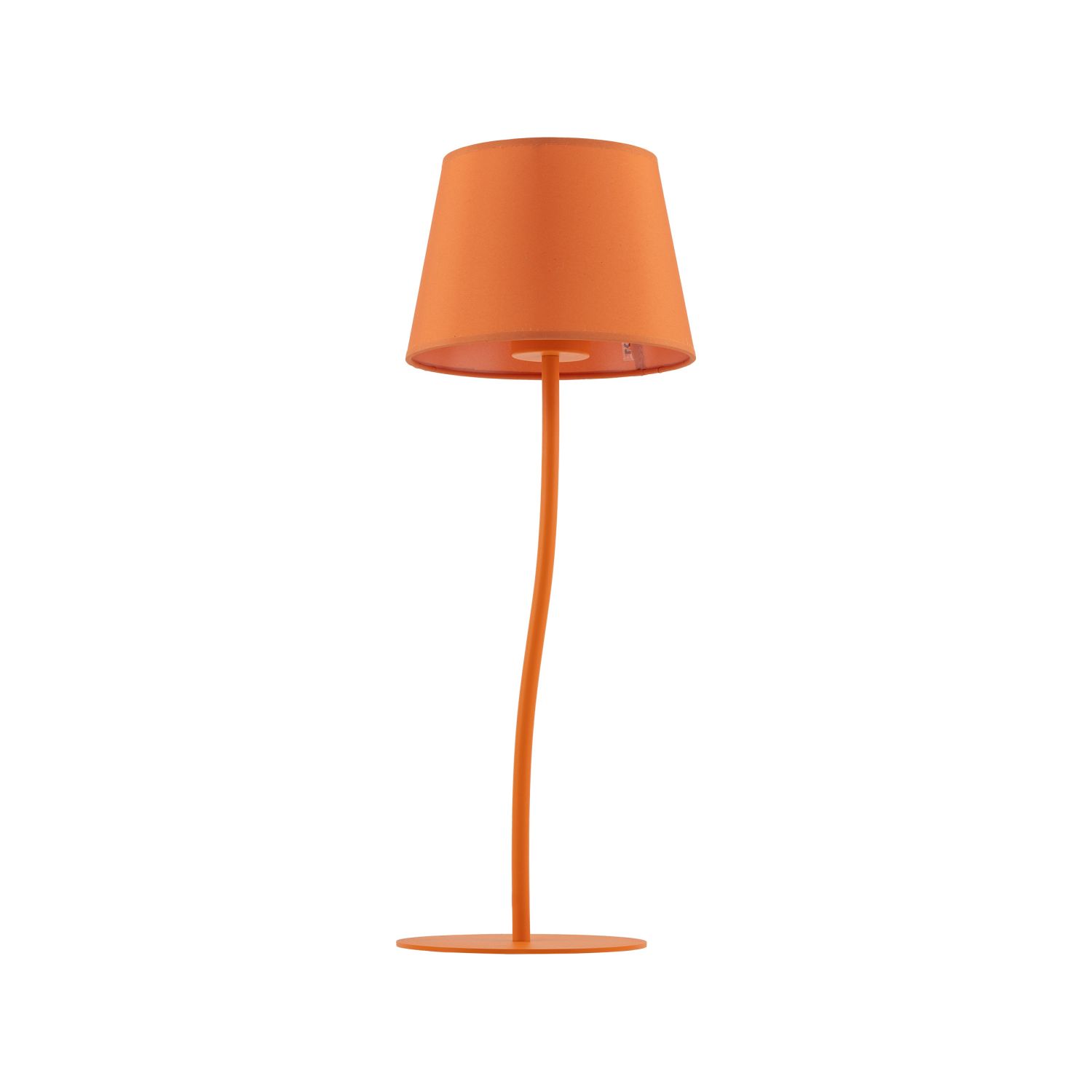 Lampe de chambre d'enfant Table Orange H : 37cm petit E27 métal tissu