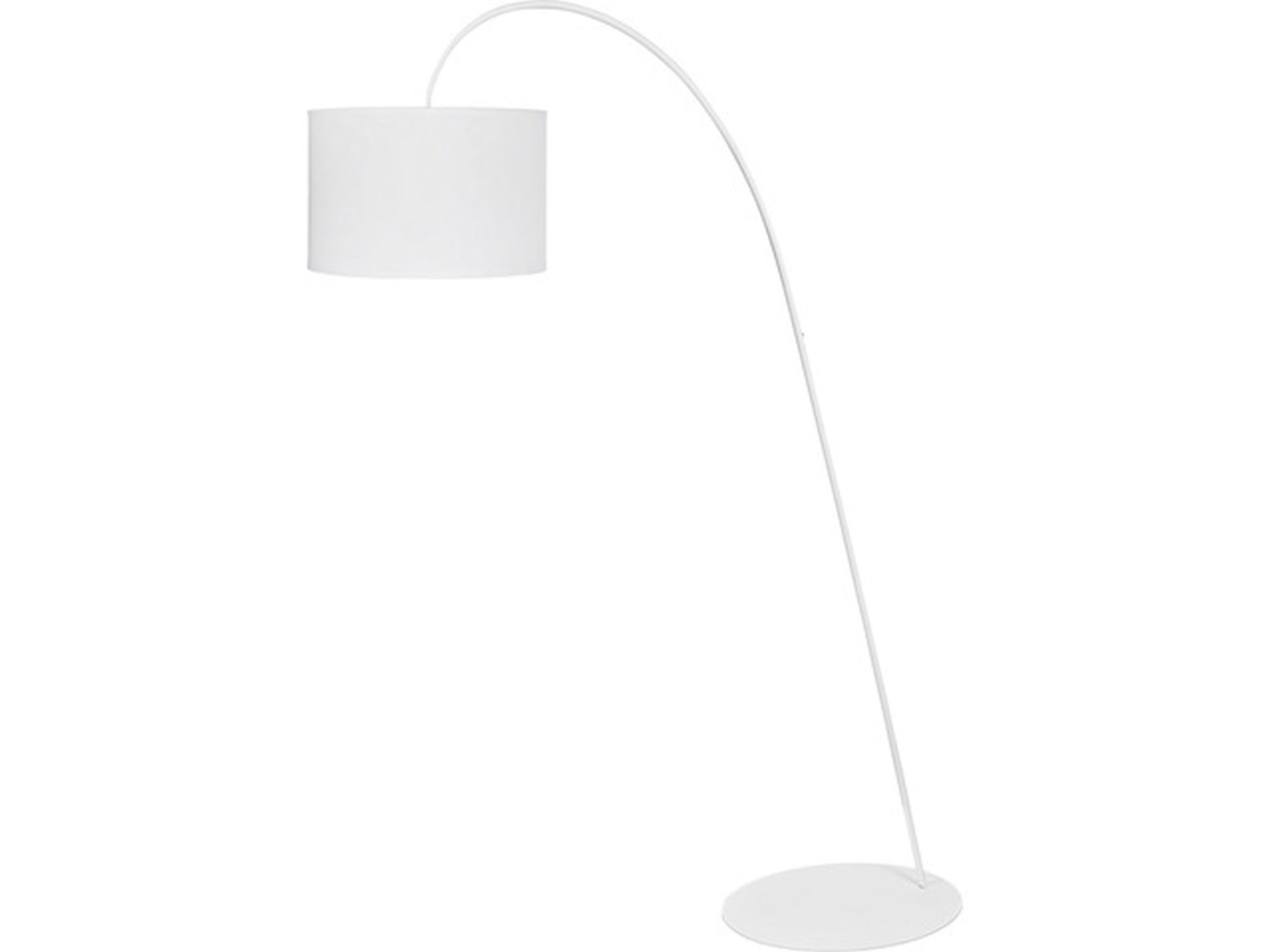 Lampe à arc XXL en blanc