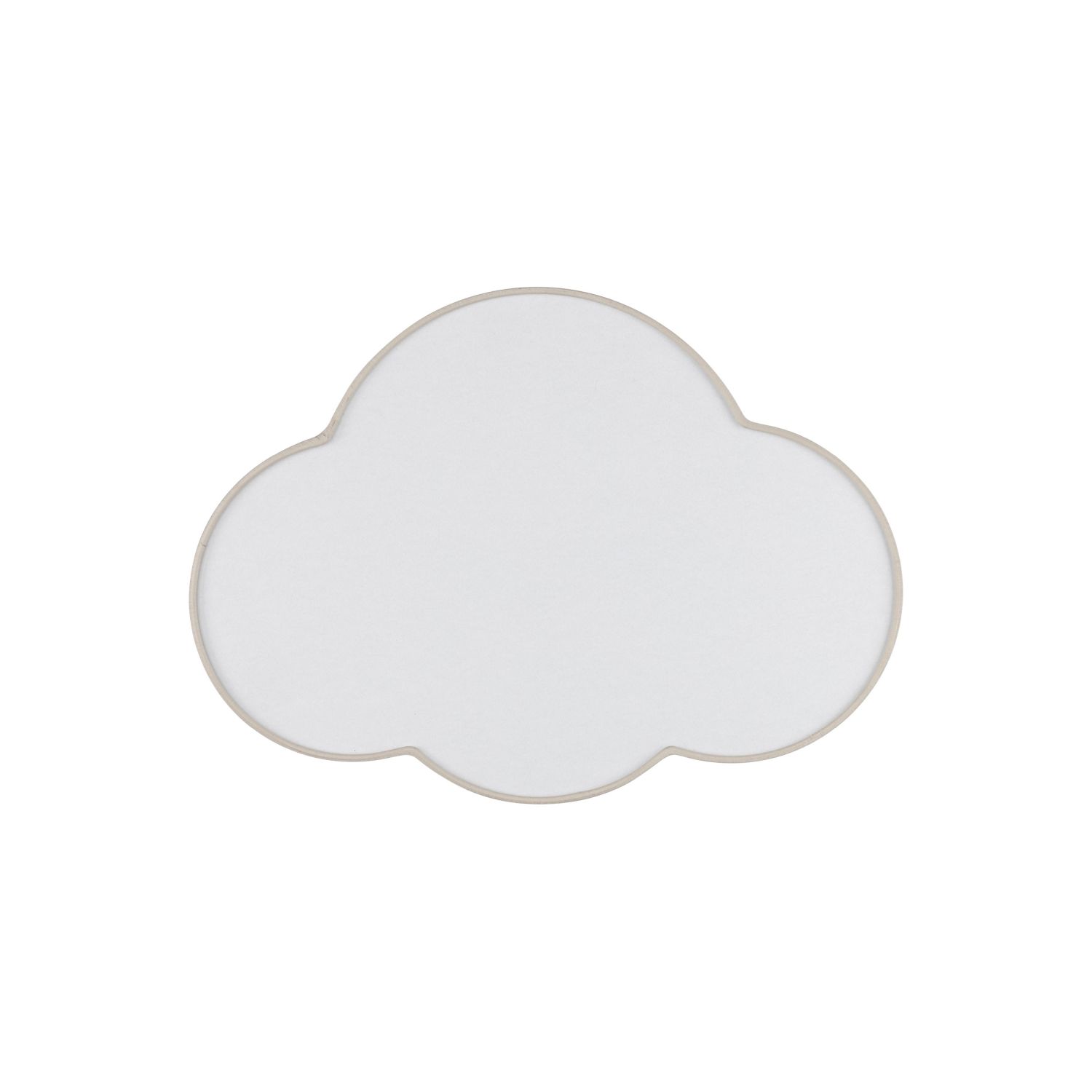 Chambre d'enfant Lampe nuage Beige Blanc Lin L : 43 cm 2x E27