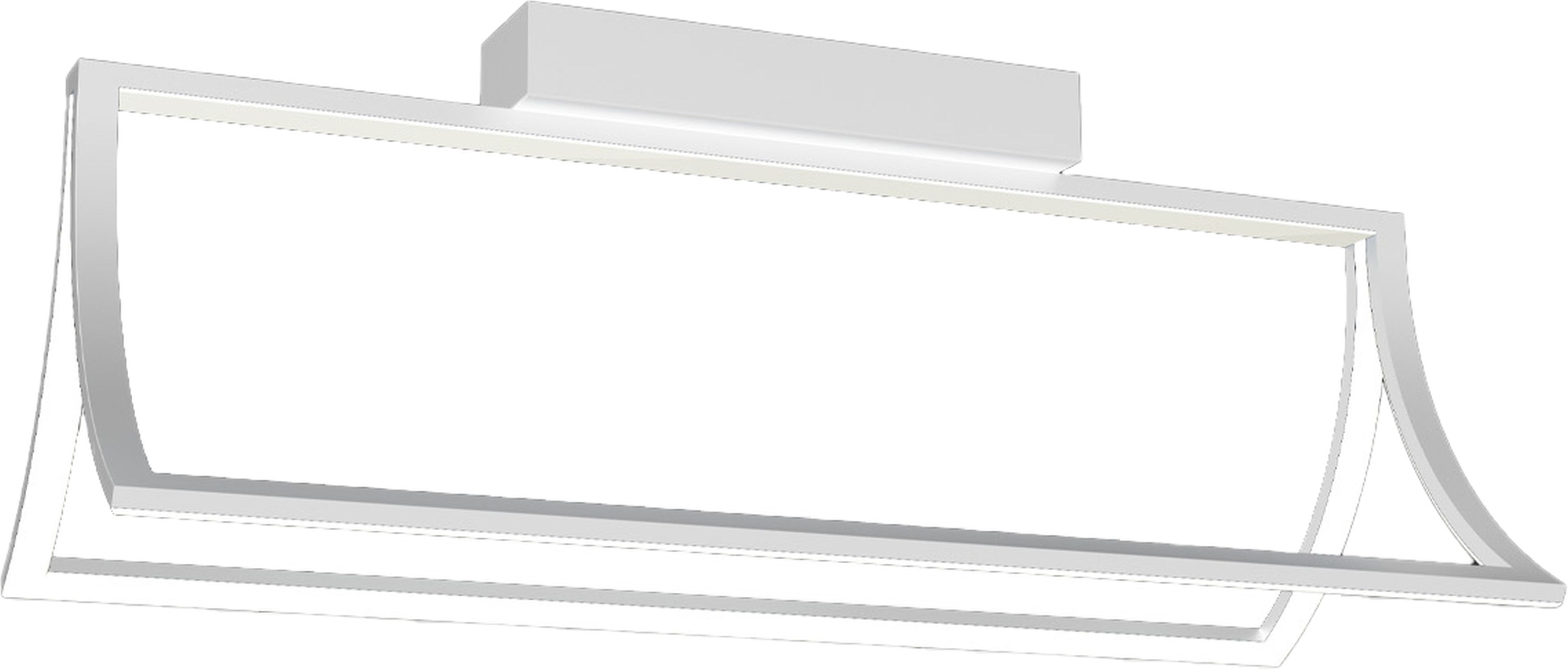 LED Deckenleuchte Weiß Metall 61 cm lang neutral 4000 K