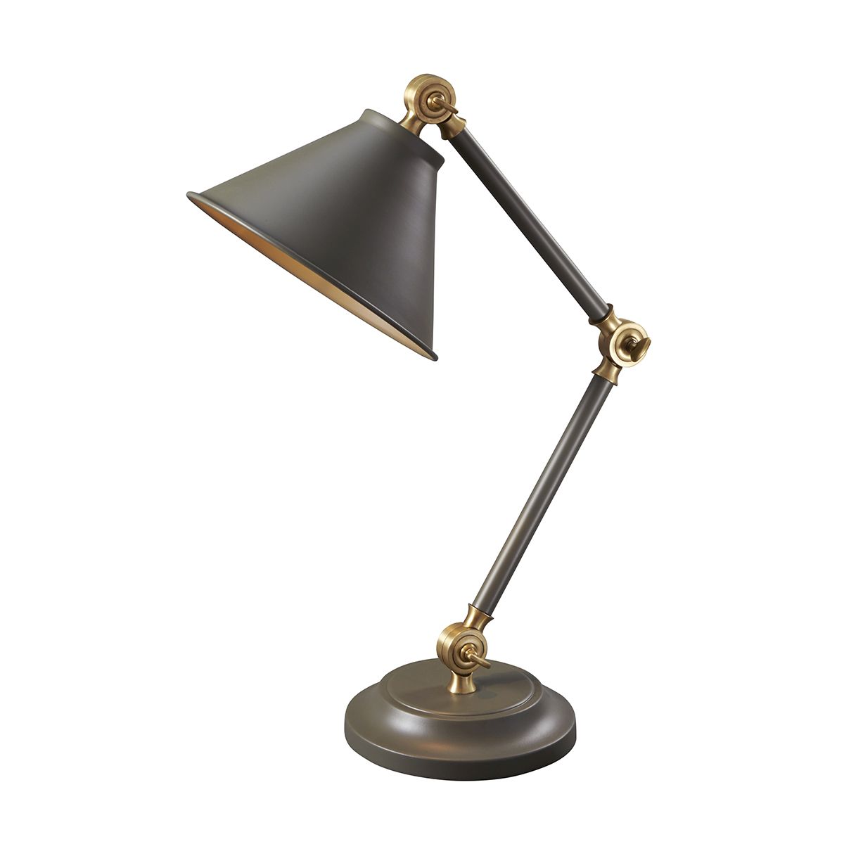 Lampe de bureau grise Bureau Articulations E27 IAOLIA