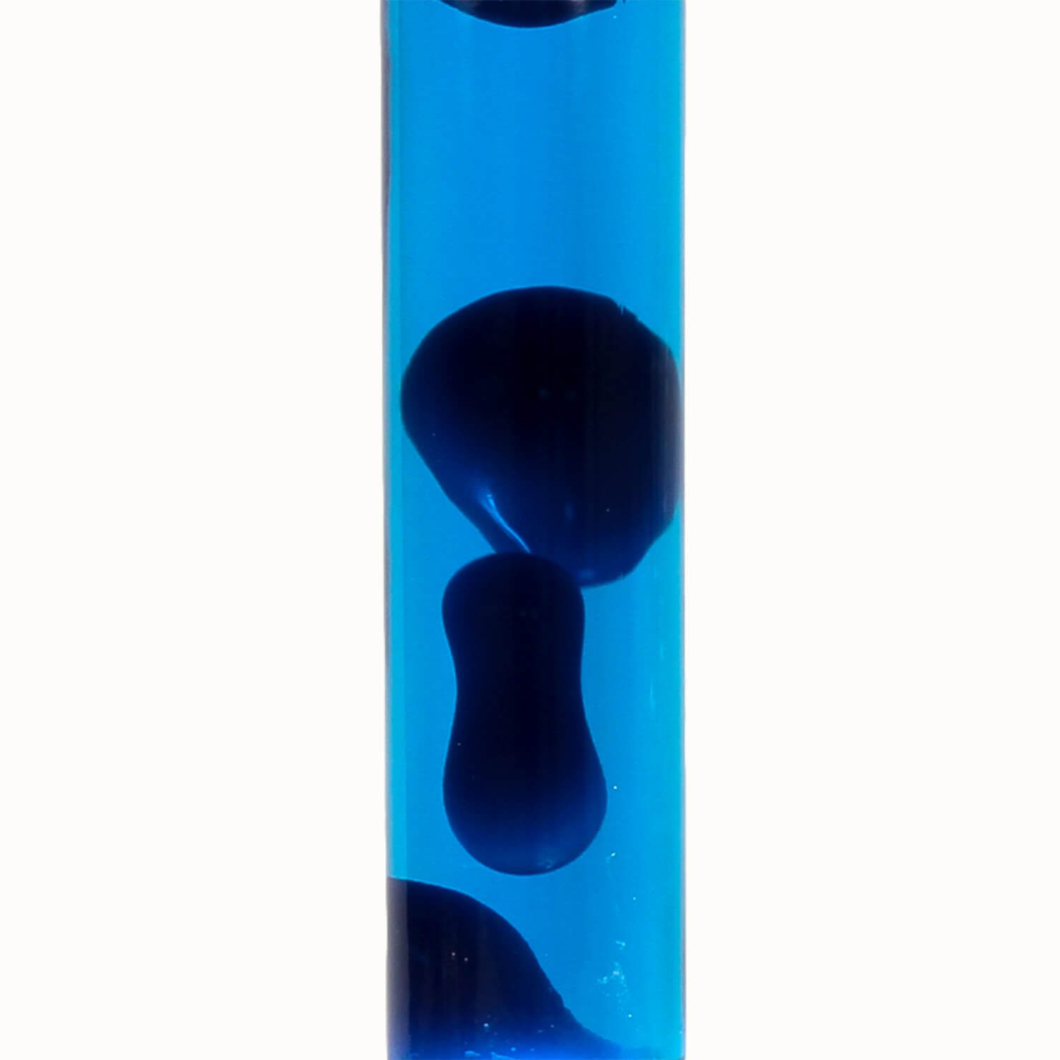 Stylische Lavalampe YVONNE Blau H:38cm dekorativ