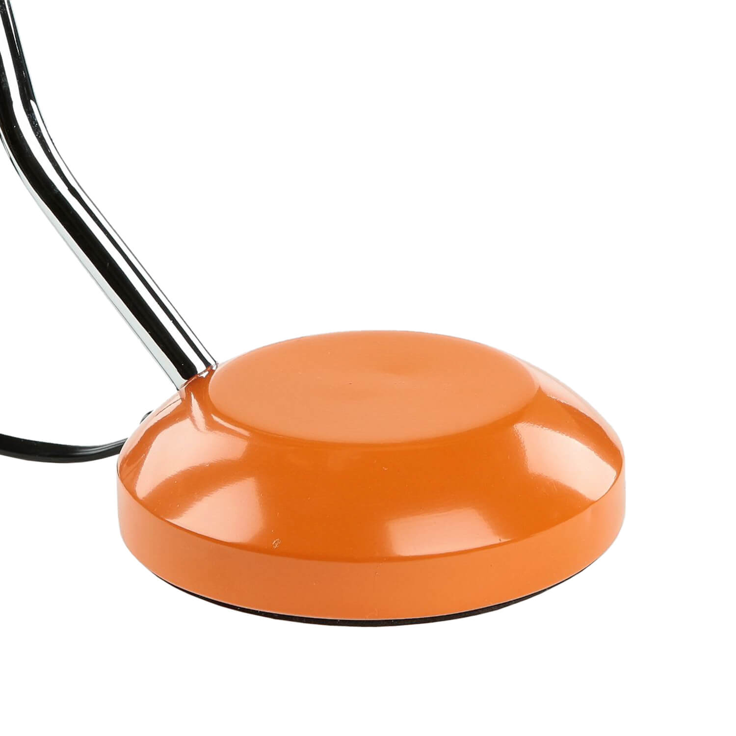 Schreibtischlampe Retro Design flexibel Metall 36 cm Orange E27