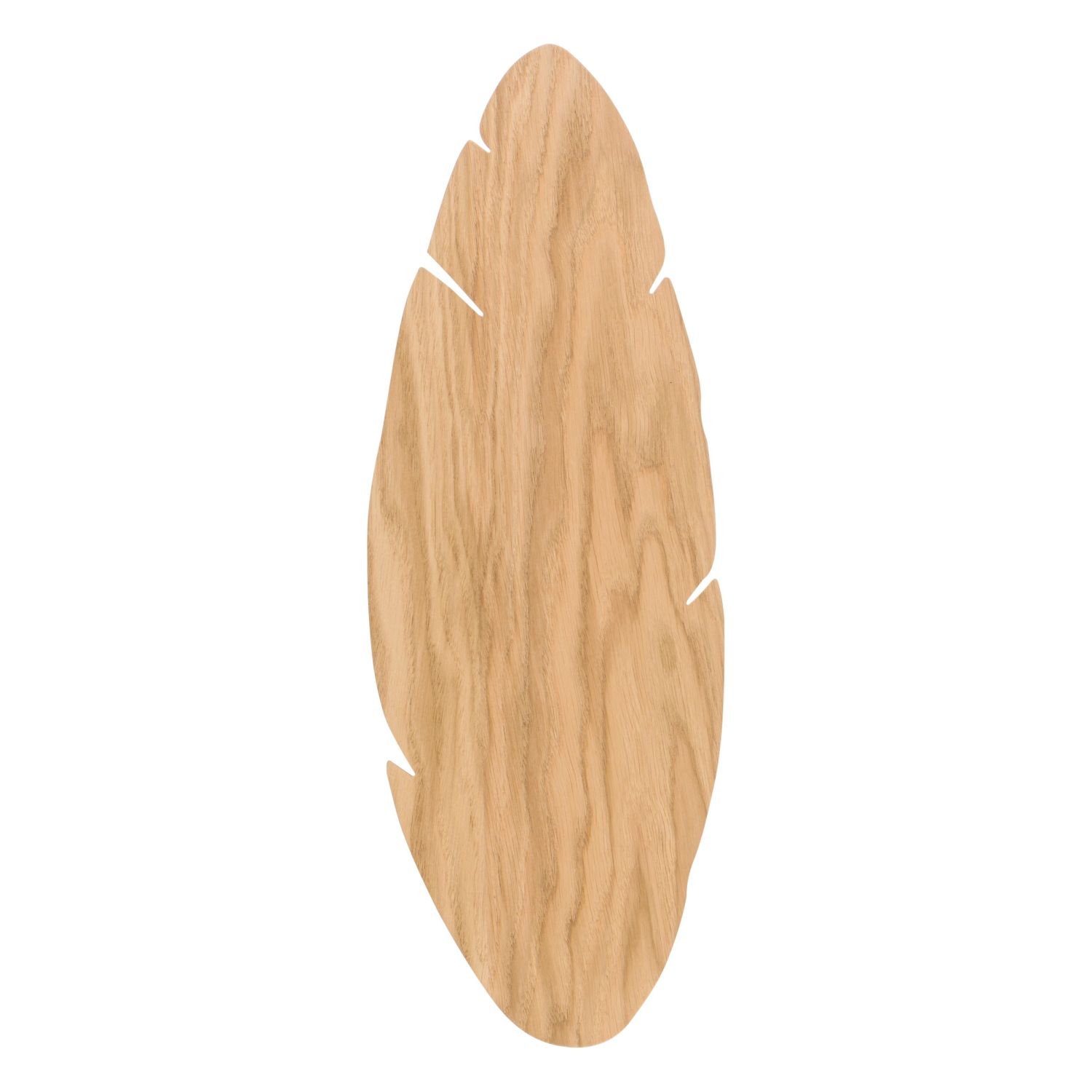 Wandleuchte Holz Deko 51 cm Blatt indirektes Licht Boho