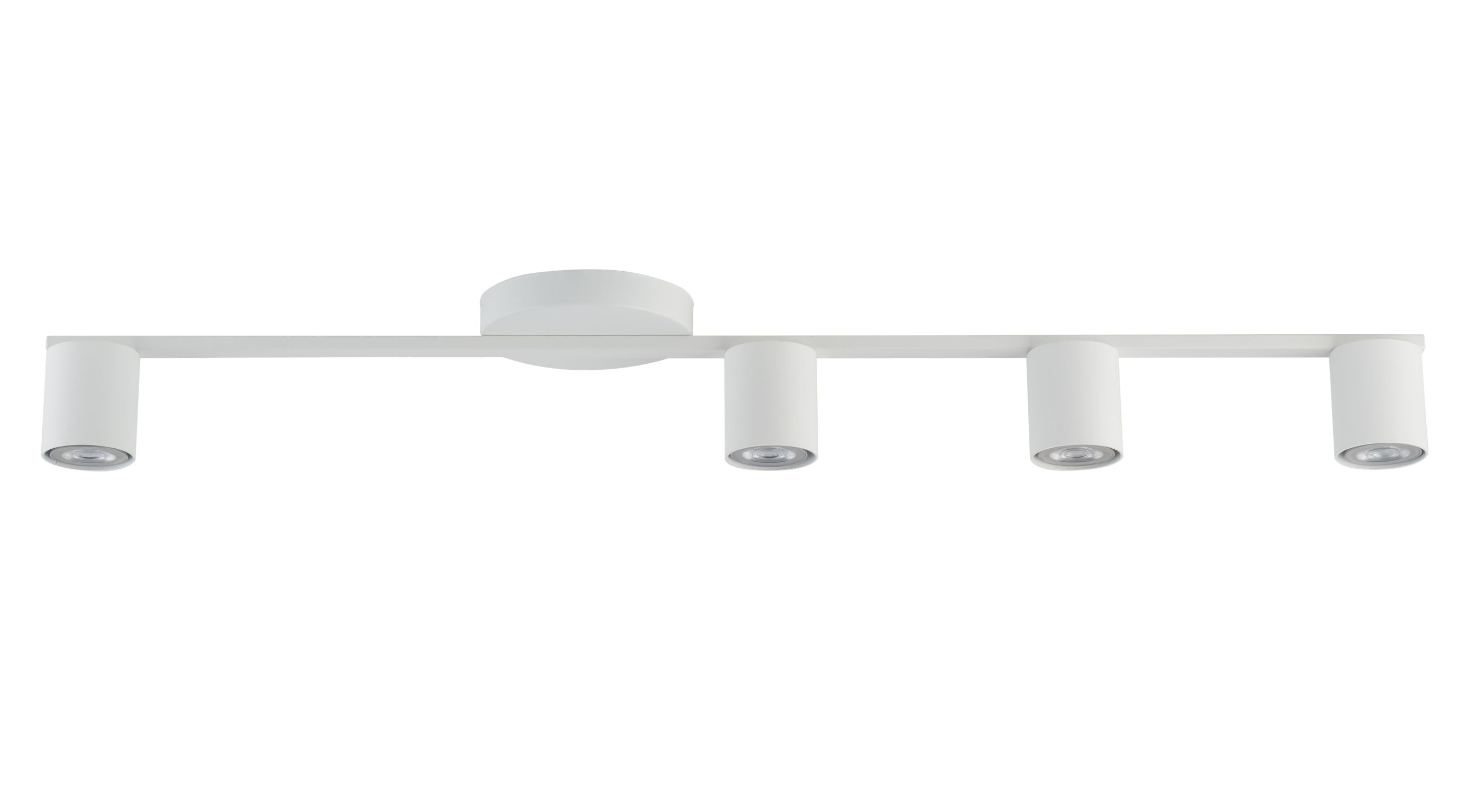 Moderne Deckenlampe GU10 Weiß Metall L:90 cm groß