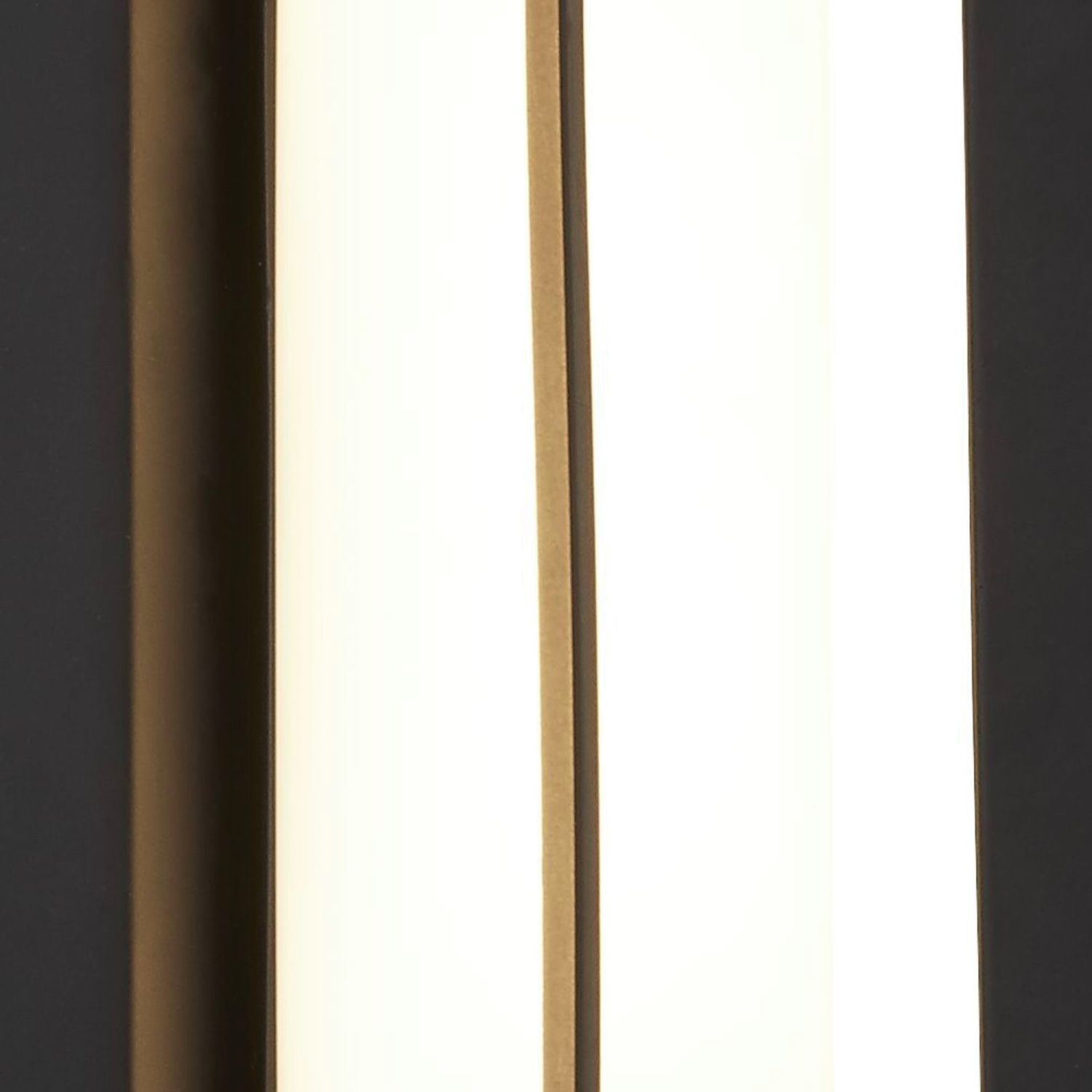 LED Badlampe Wand IP44 Schwarz Weiß H: 20 cm blendarm