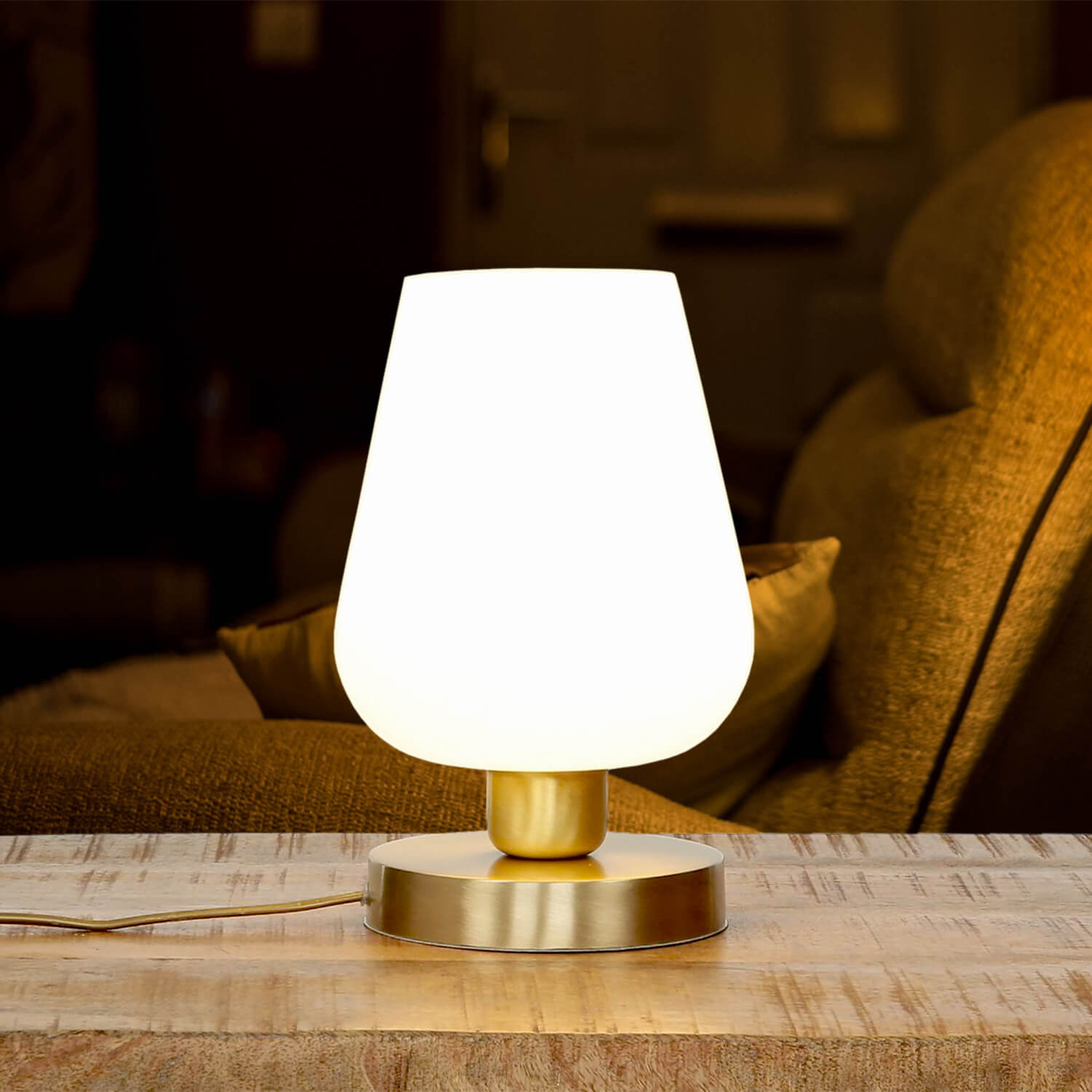 Elstead Lex 1 Light Tischlampe Bali Messing --> Leuchten & Lampen