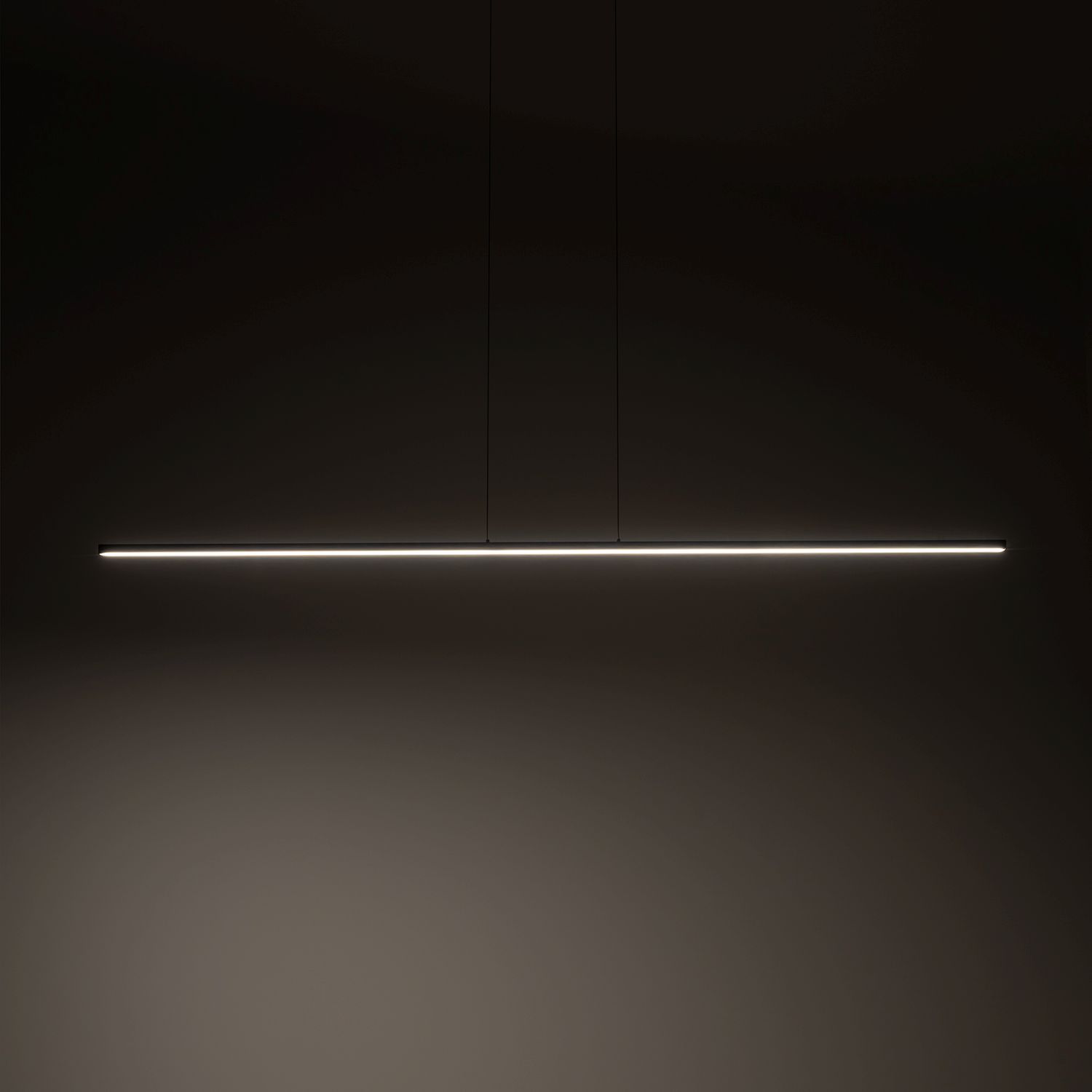 Hängelampe Esstisch LED Schwarz B: 180 cm lang