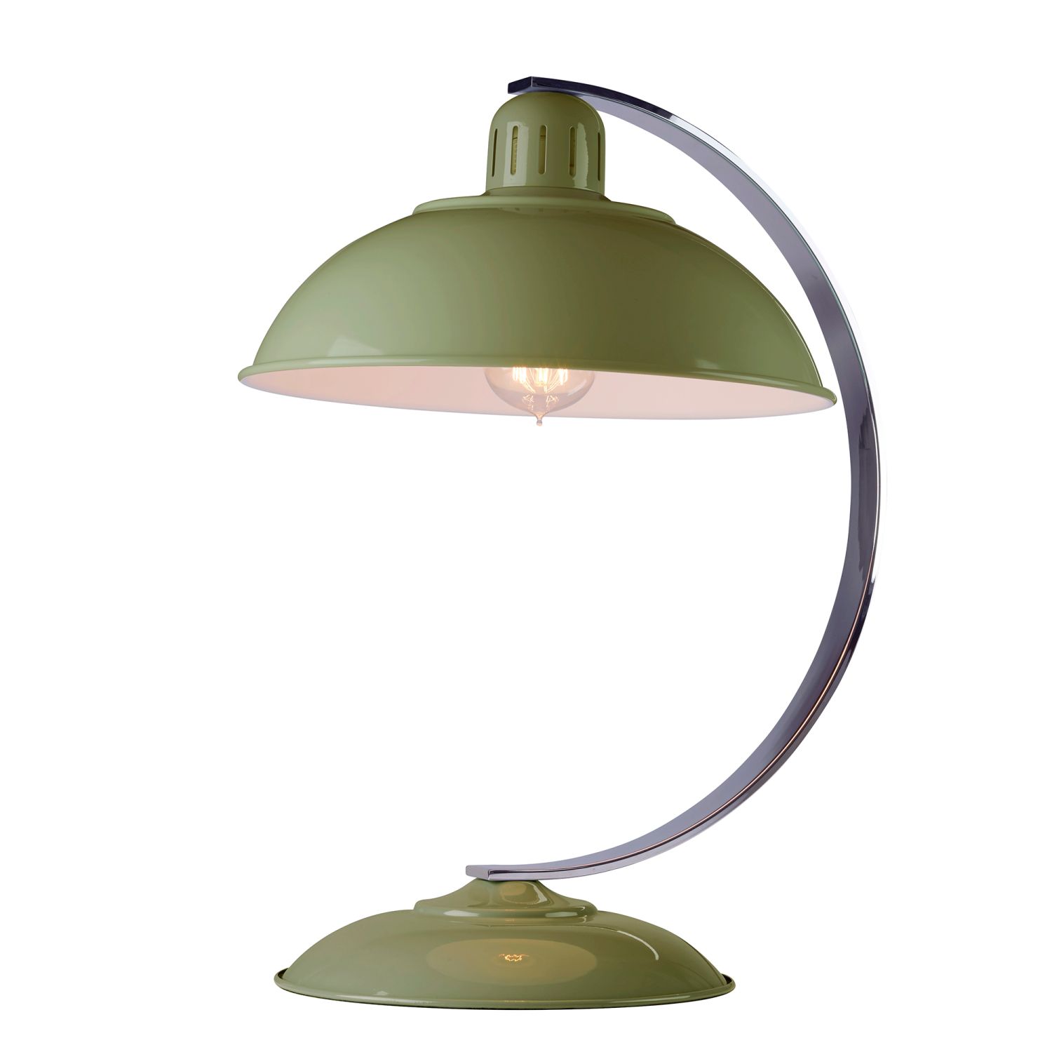 Lampe de table SECRETER Vert H:46cm Lampe Bauhaus