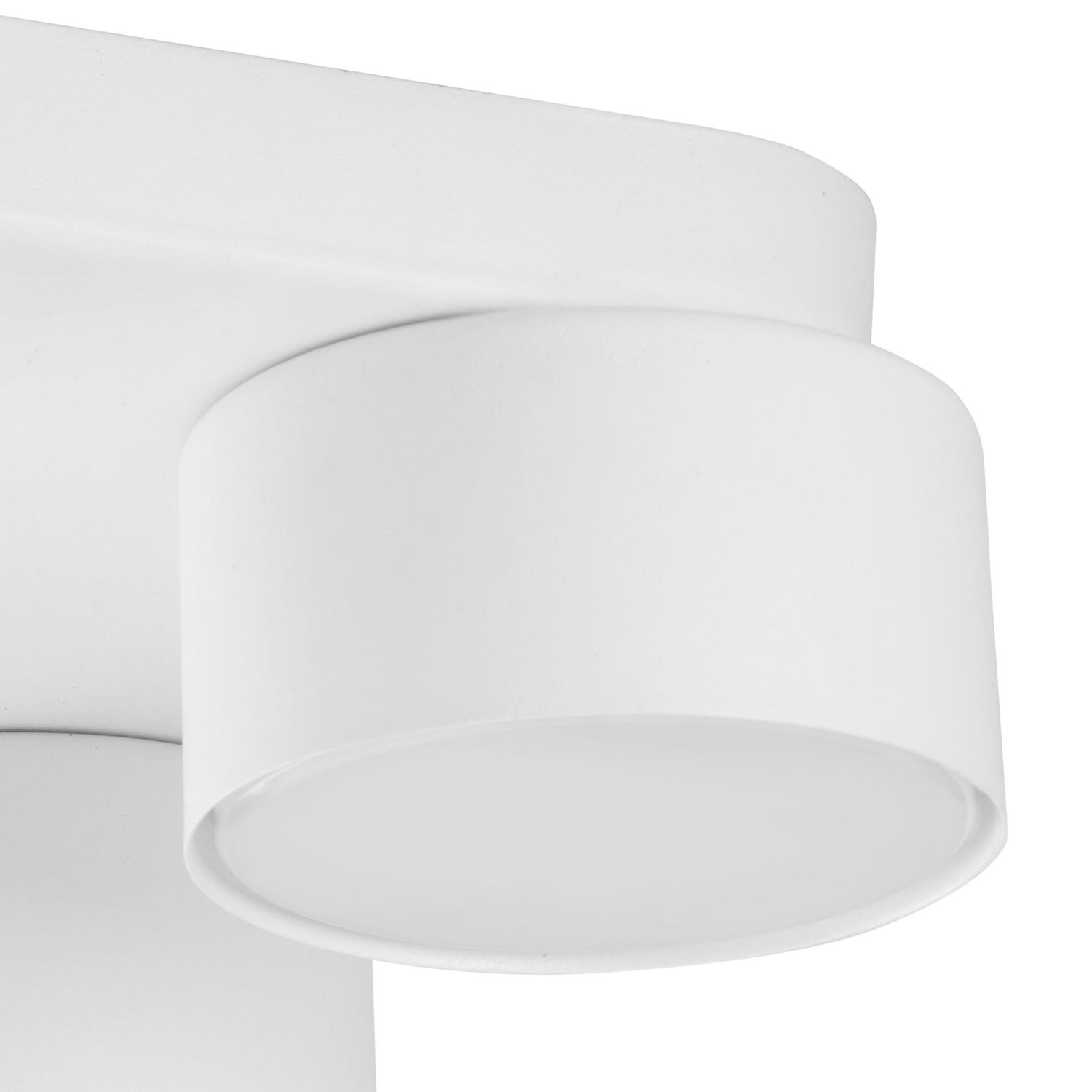 Metall Deckenlampe Weiß GX53 4-flammig Modern