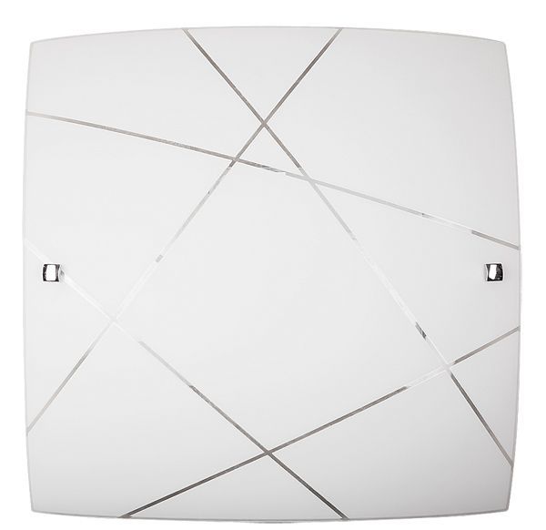Weiße Deckenlampe Glas B:40cm E27 elegantes Design