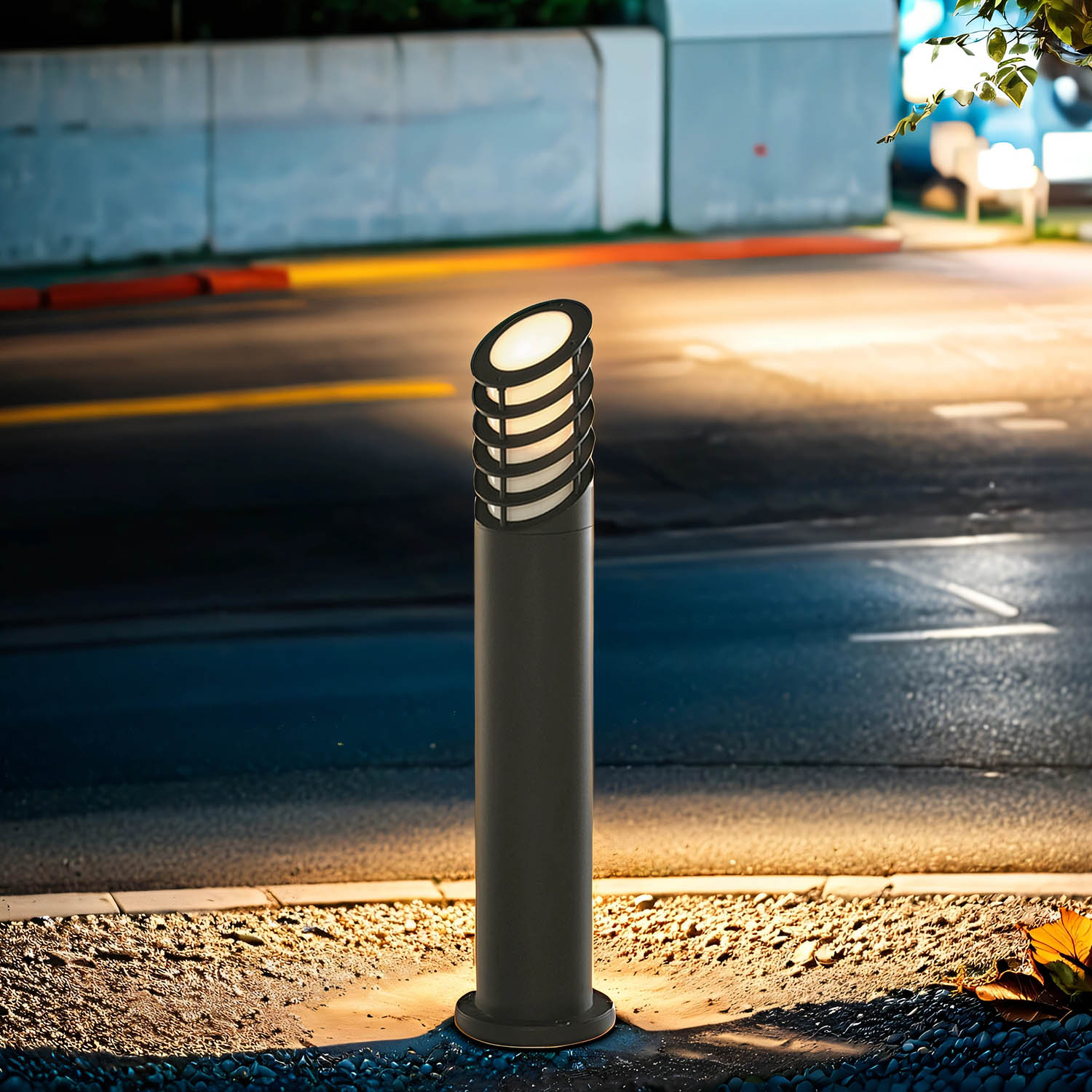 Lampadaire d'extérieur Moderne en noir