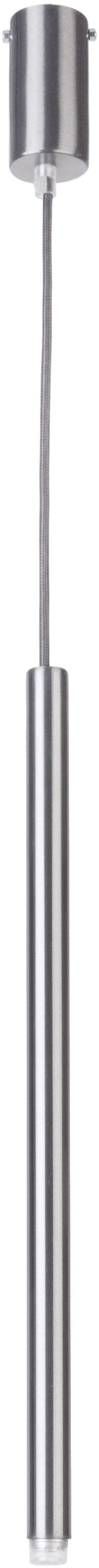 Moderne Pendelleuchte Silber Zylinder G9 Ø5 cm rund