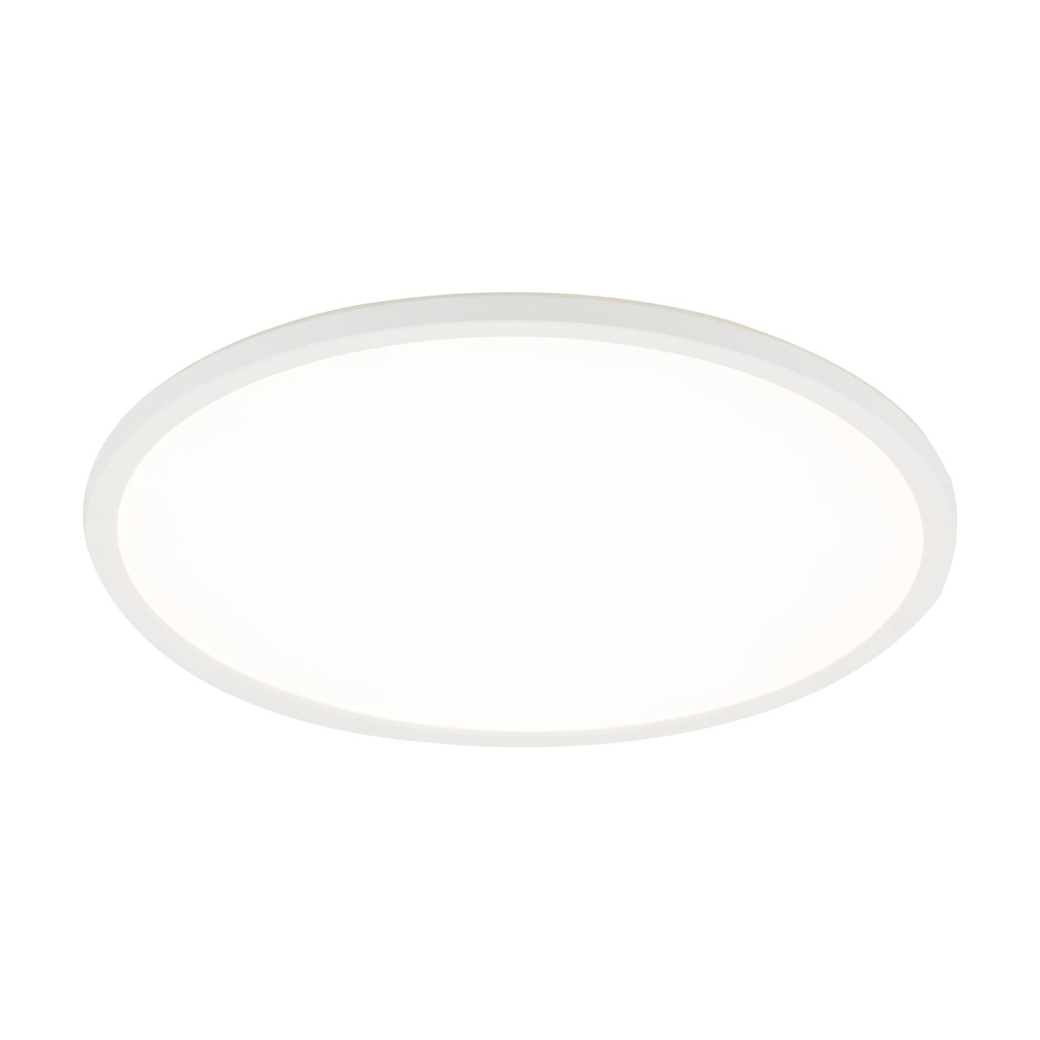 Plafonnier LED dimmable IP54 40 cm rond blanc 3 modes d'éclairage