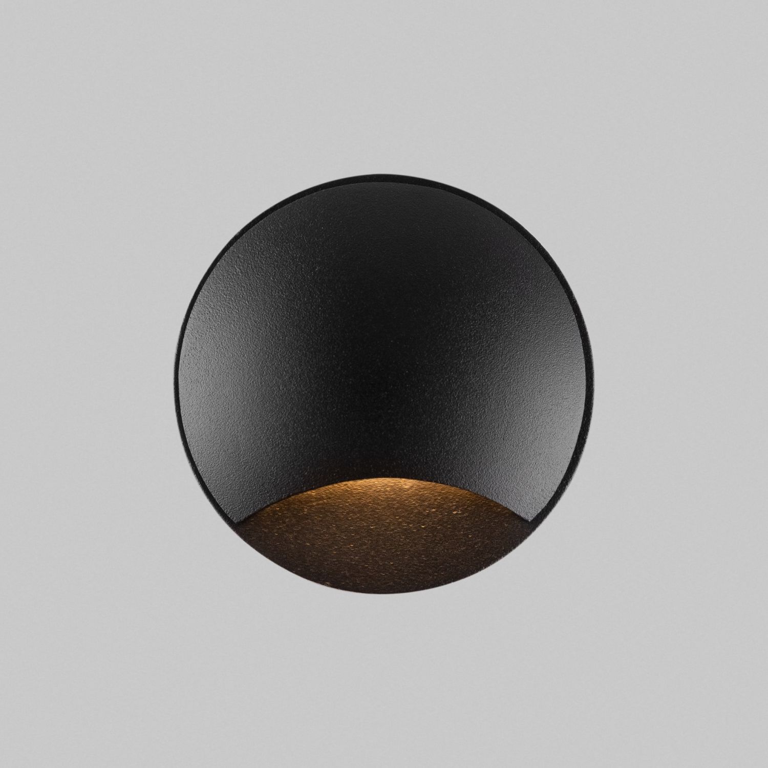 LED Einbauleuchte Wand Aluminium Ø 6,2 cm IP65 Schwarz