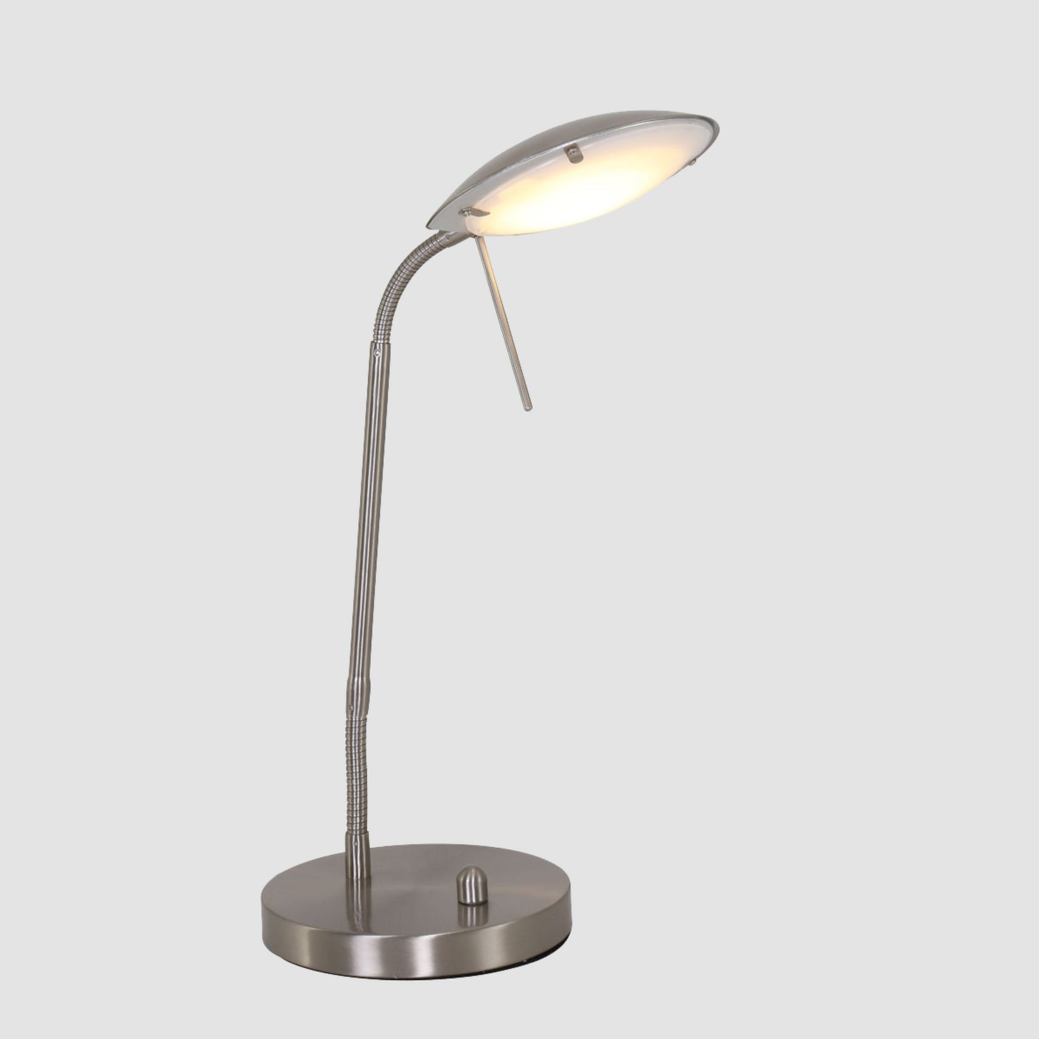 Lampe de bureau LED métal verre 46 cm 2700 K dimmable