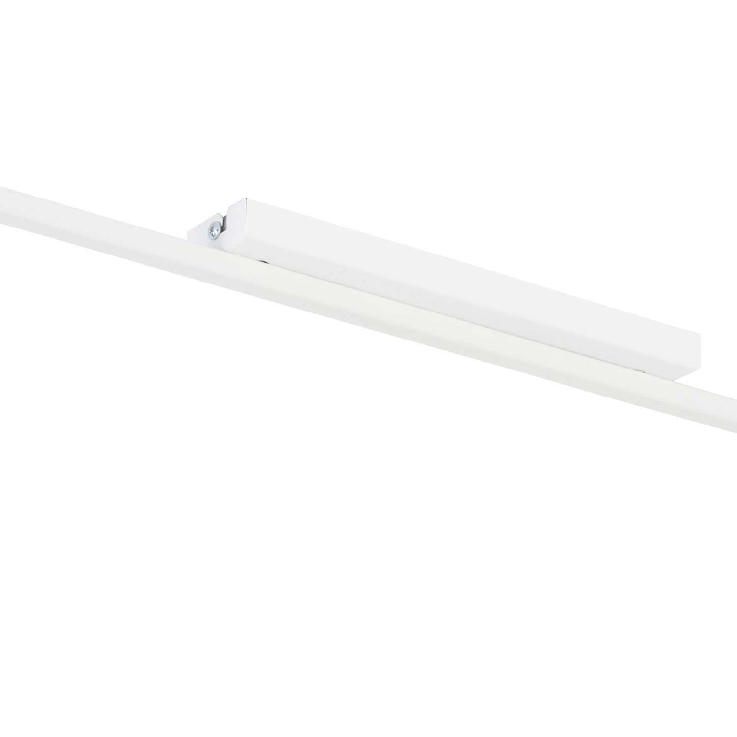Deckenlampe Metall 3-flammig Weiß 100 cm lang Metall