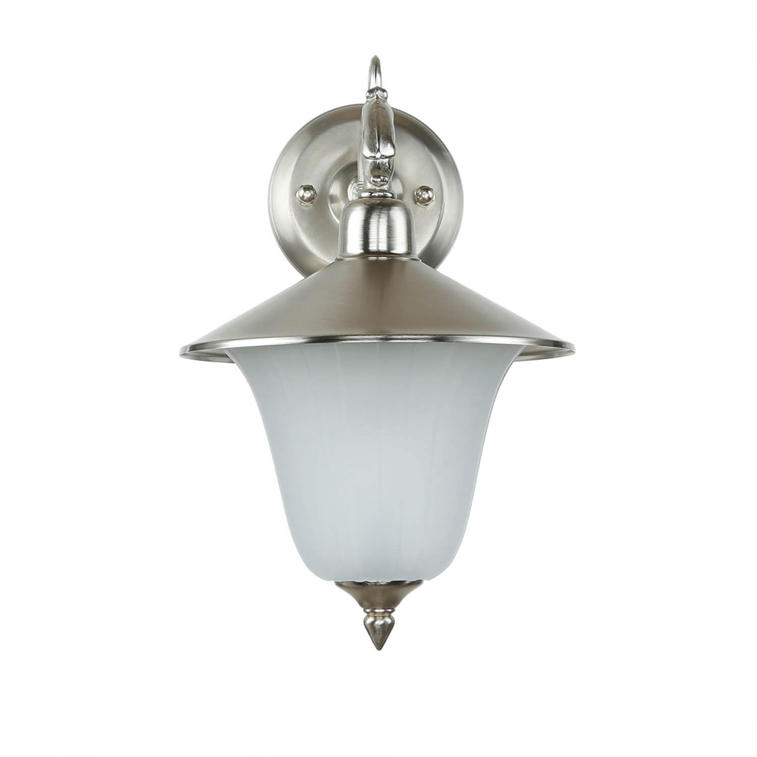 Lampe antique extérieur laiton verre rustique ANDROS