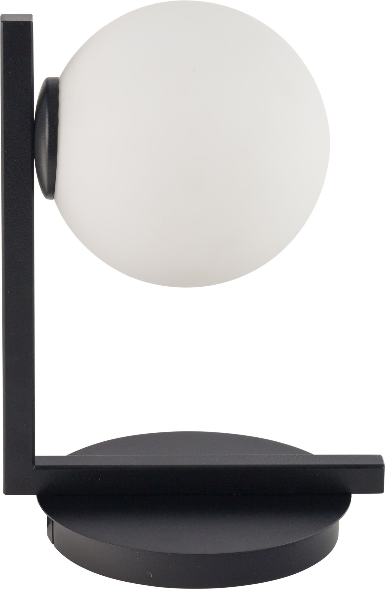 Moderne Nachttischleuchte Schwarz Glas G9 27 cm klein