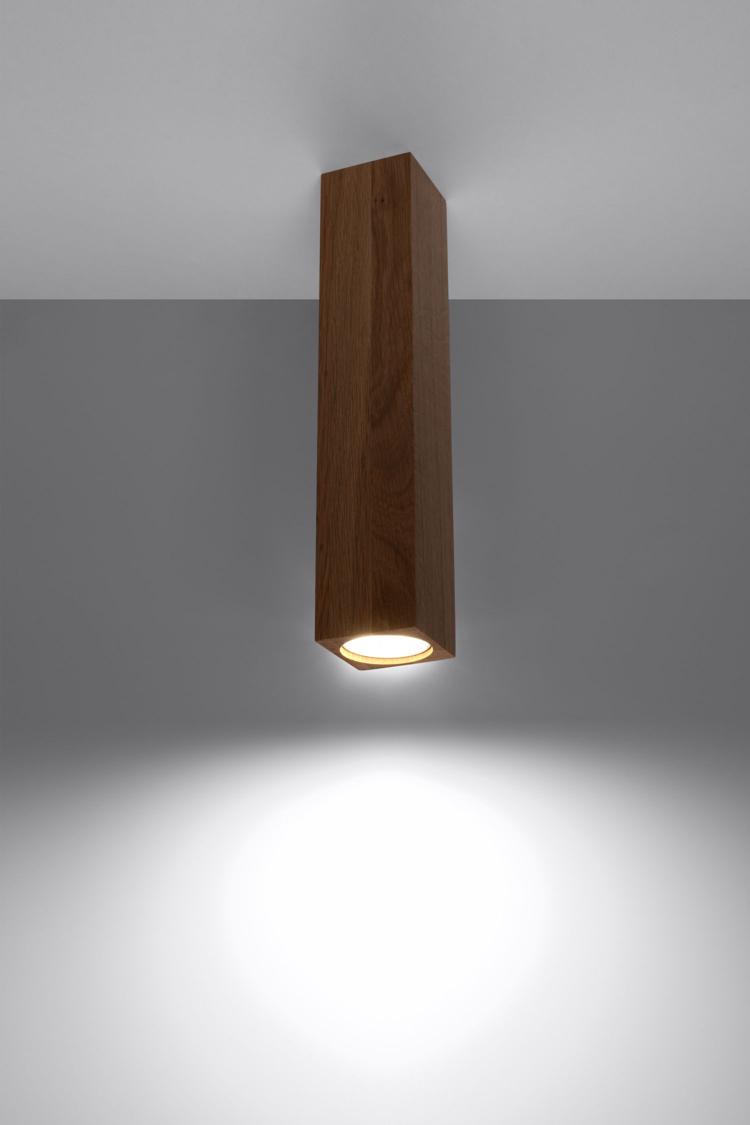 Deckenlampe Holz 30 cm hoch Modern GU10 BASILEA