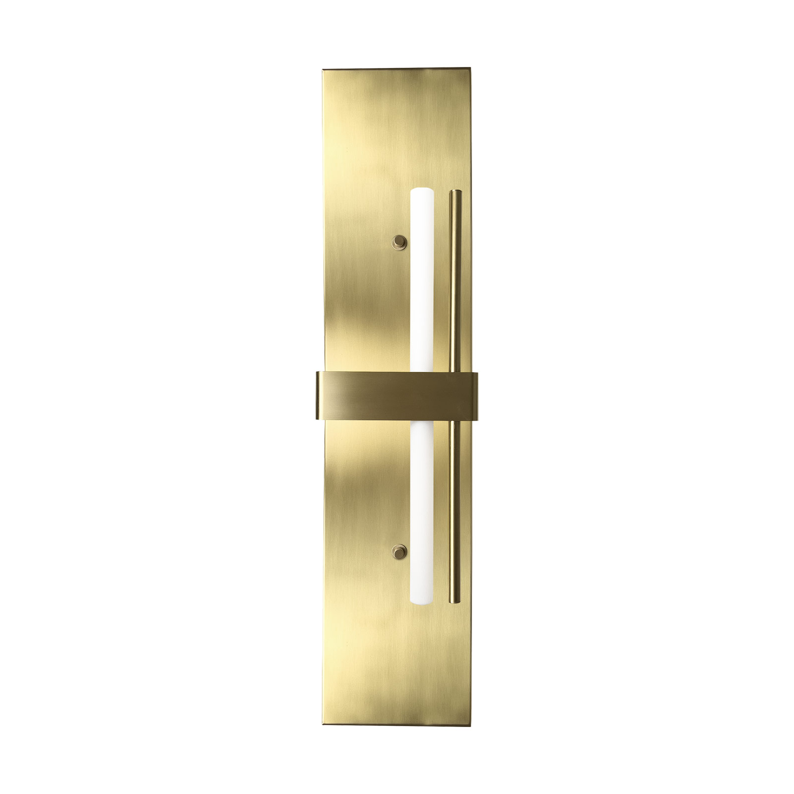 Wandlampe Messing H: 80 cm groß massiv in Bronze hell für S14d