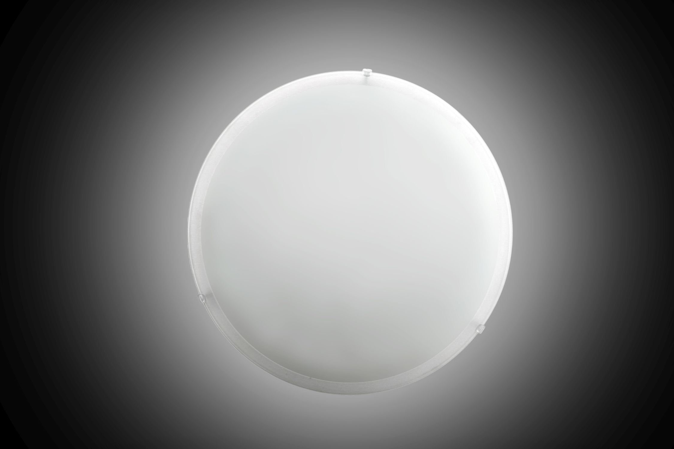 Deckenlampe Weiß Ø 40 cm rund Glas E27 vielseitig