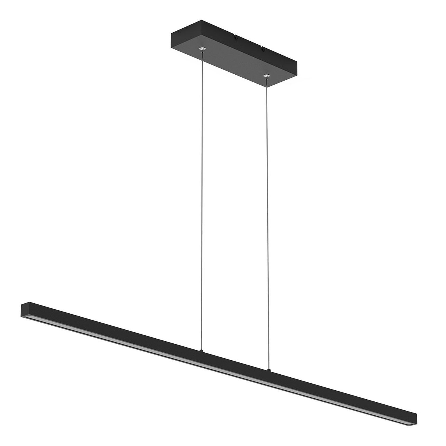 Lampe LED à suspendre noire L:114 cm 20 W 2700 K Moderne