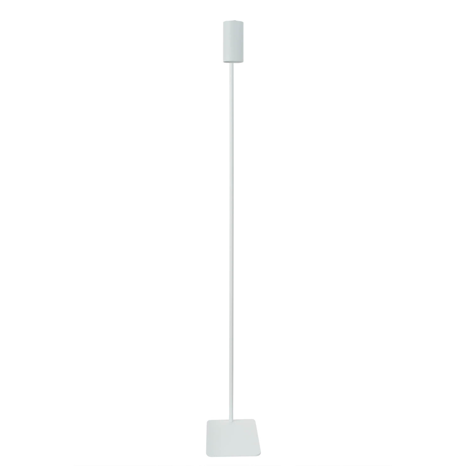 Petit lampadaire 120 cm abat-jour réglable blanc GU10