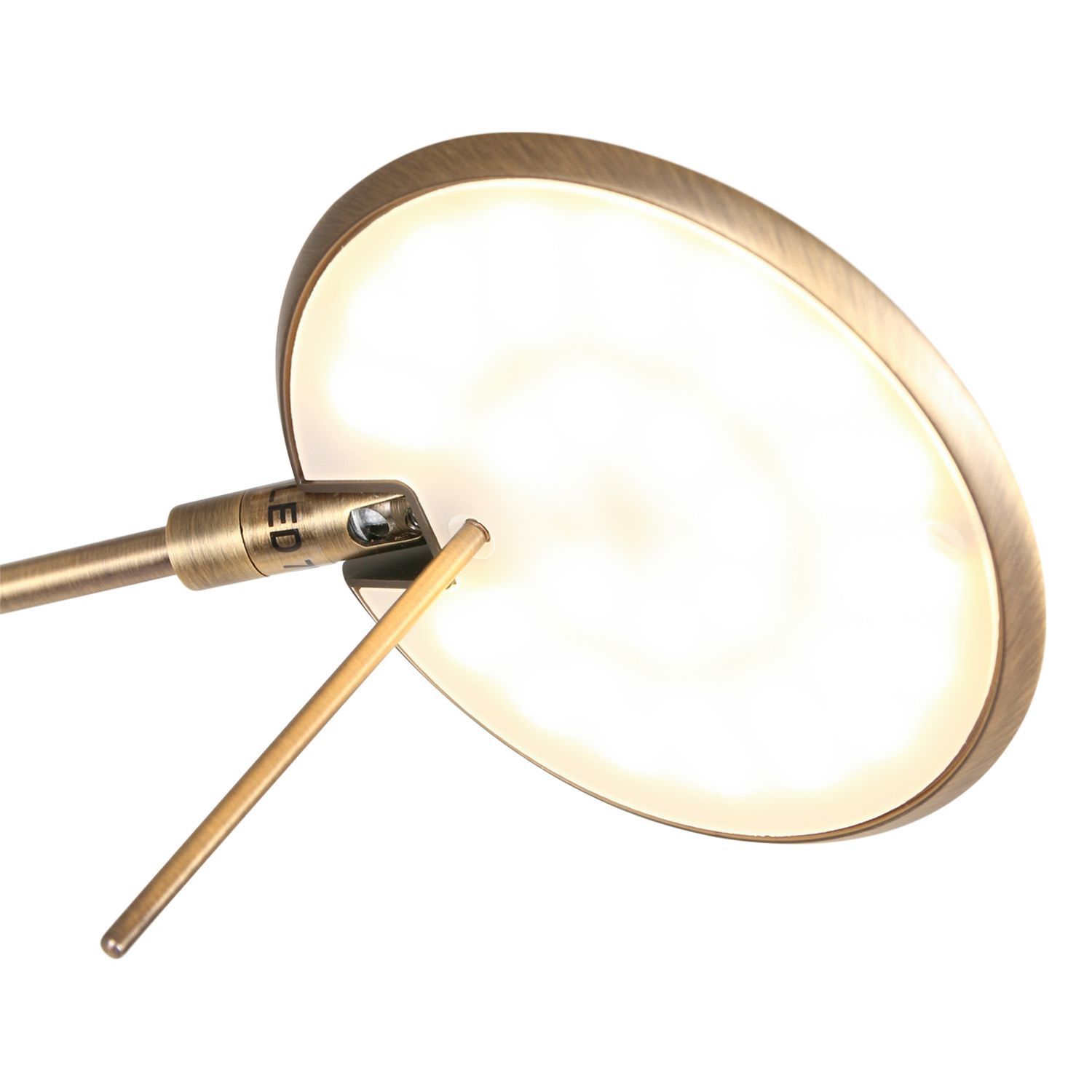 LED Stehlampe in Bronze 185 cm flexibel dimmbar