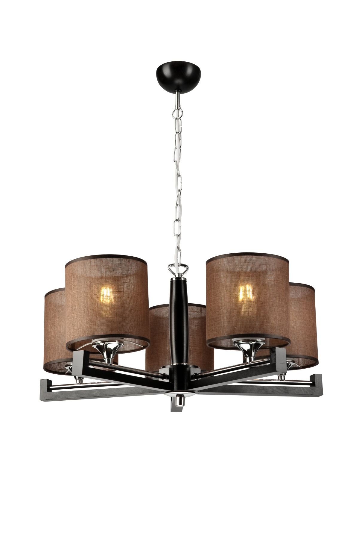 Pendelleuchte Braun Modern Esstisch Holz Lampe