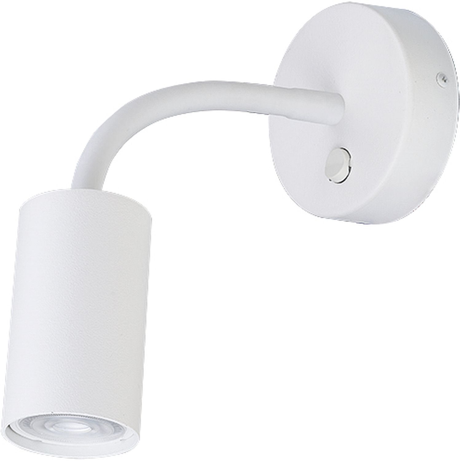 Wandlampe mit Schalter Weiß verstellbar Lesearm GU10
